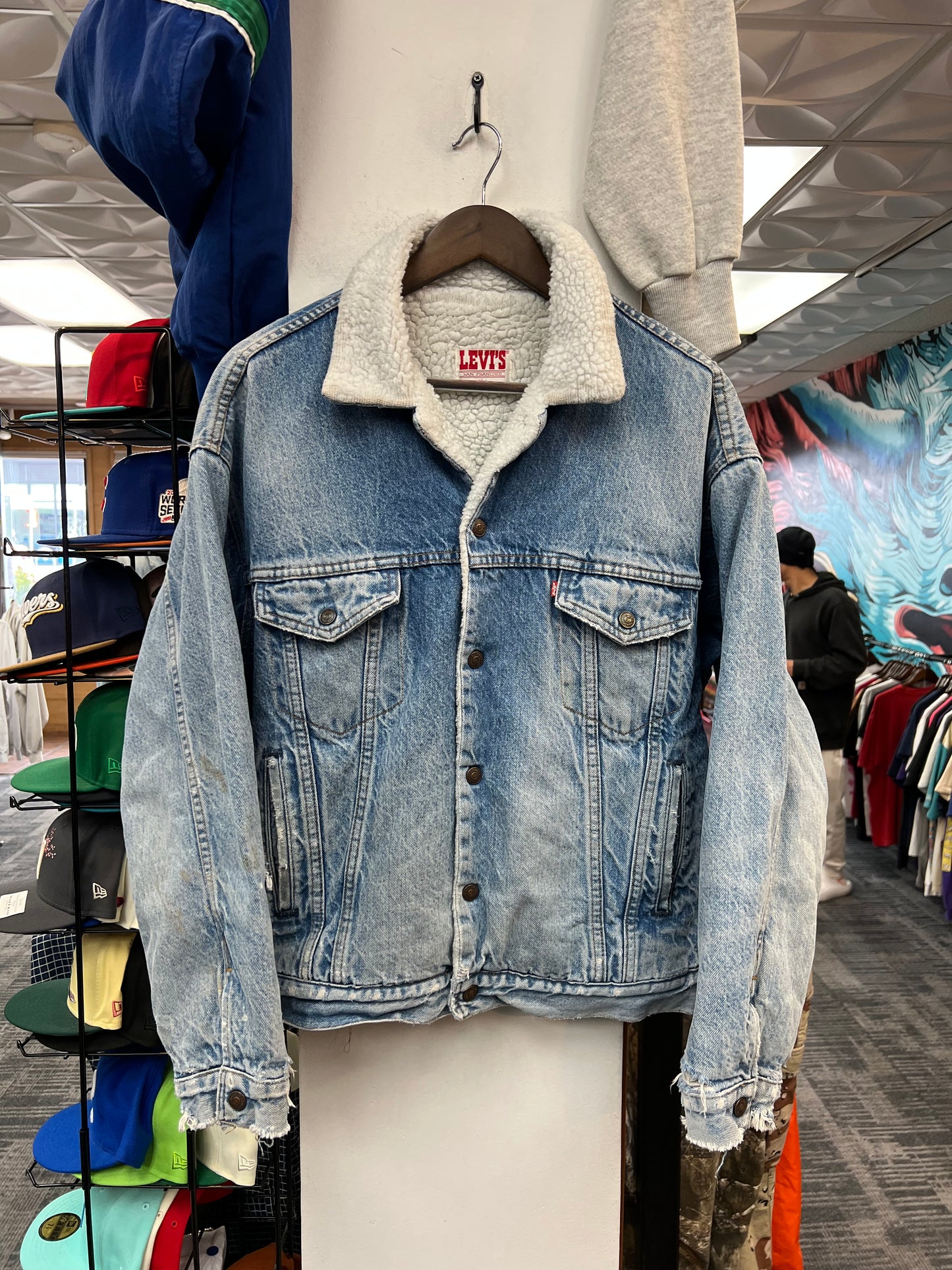 Vintage Levi’s Sherpa Denim Trucker Jacket
