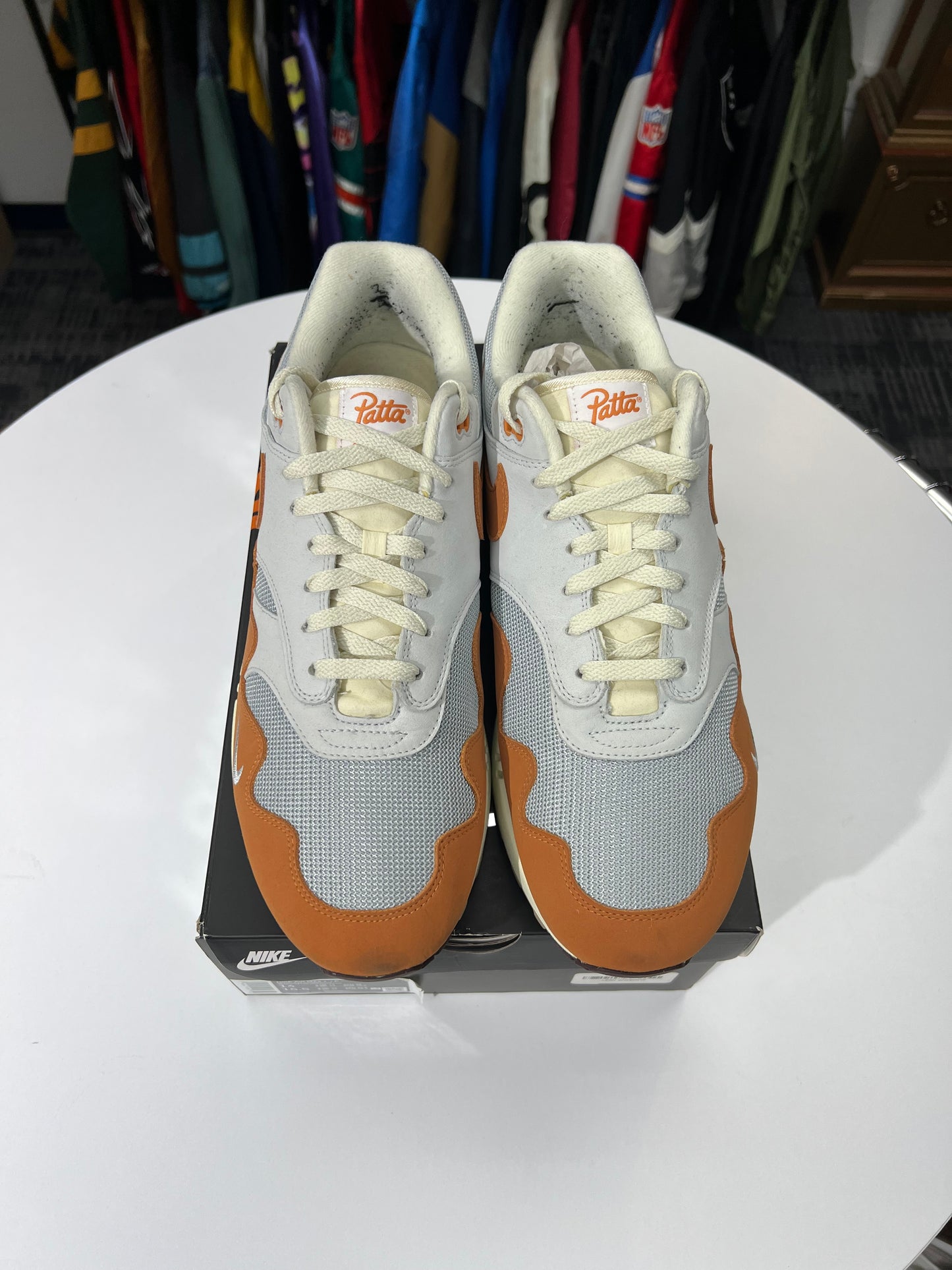 Preowned Nike Air Max 1 Patta Waves Monarch (With Bracelet)