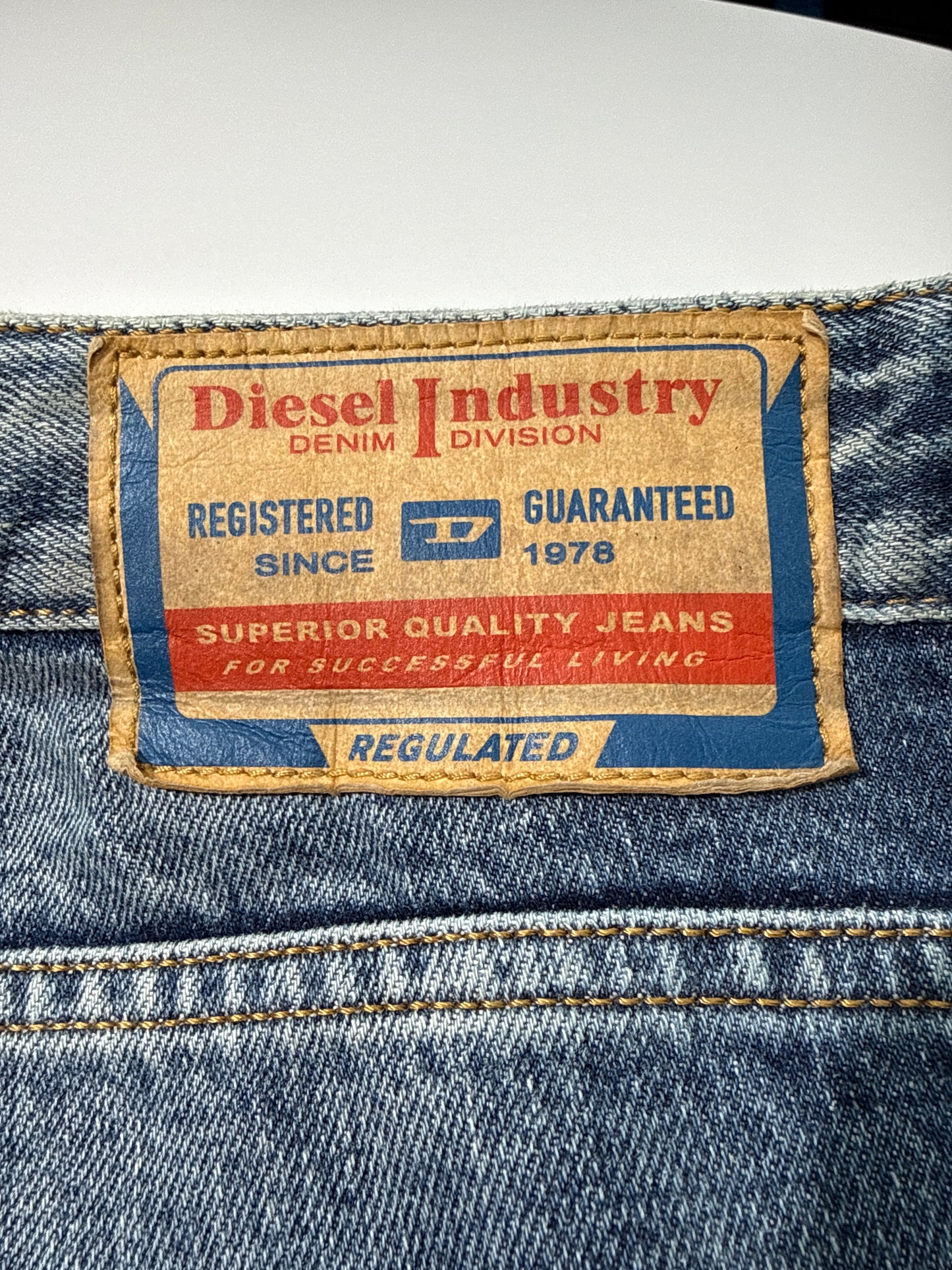 Diesel D-Rise Zip Jeans