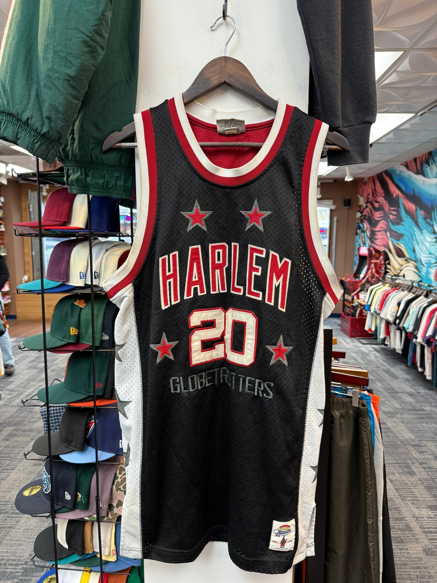 Vintage Platinum Fubu Harlem Globetrotters Marques Haynes Jersey