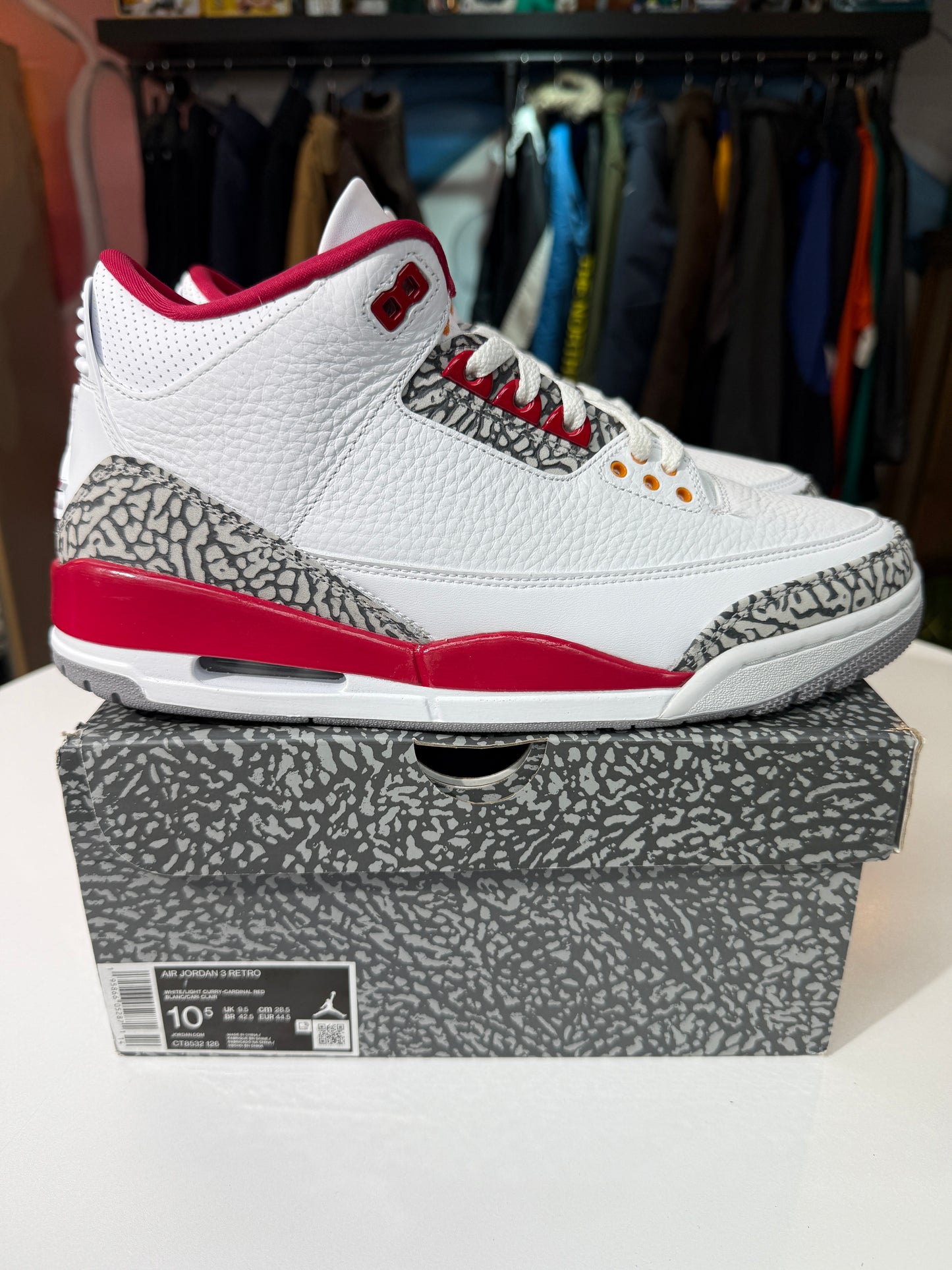 New Cardinal Red Jordan 3