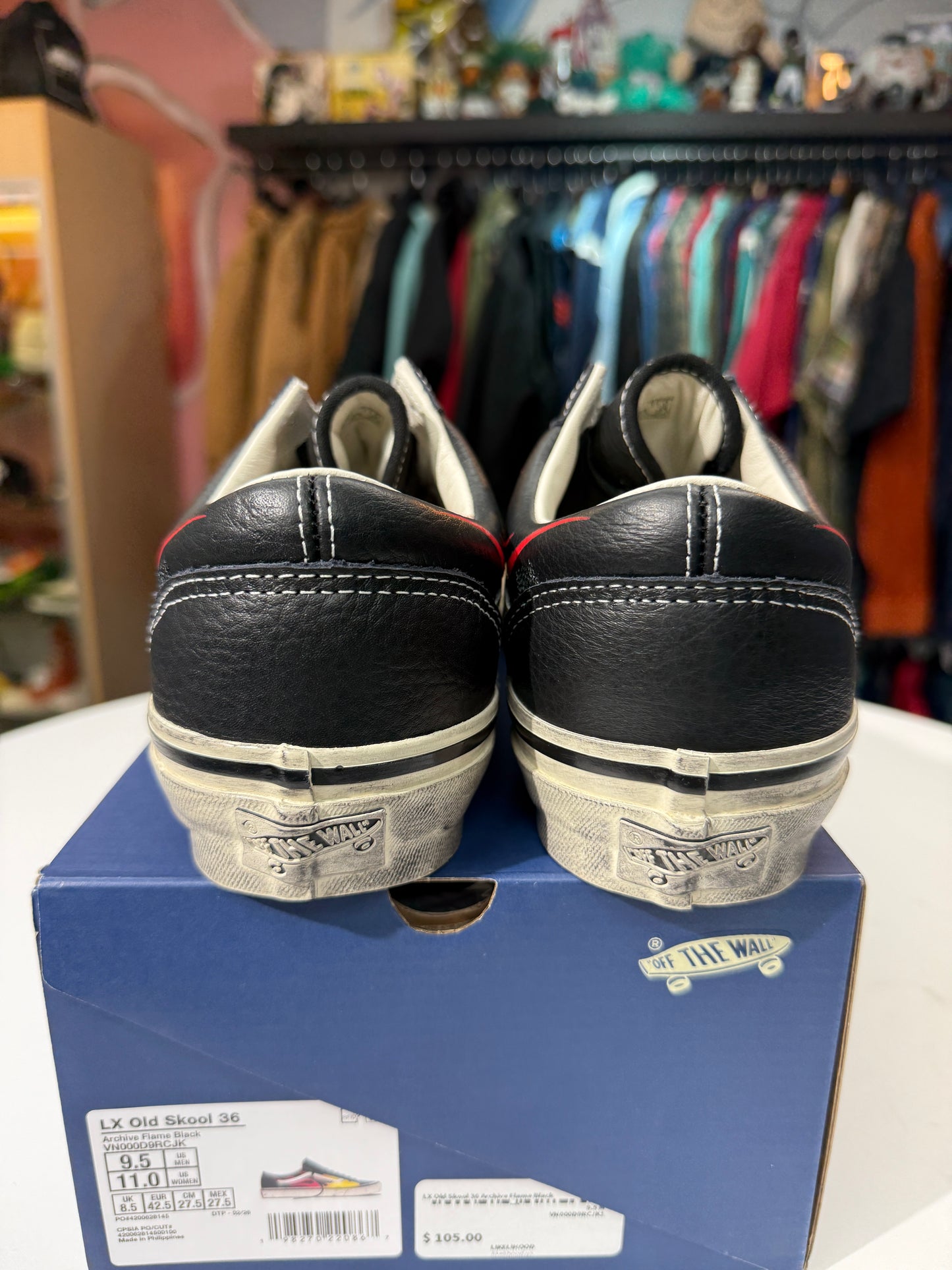 New Archive Flame Black Vans Old Skool 36