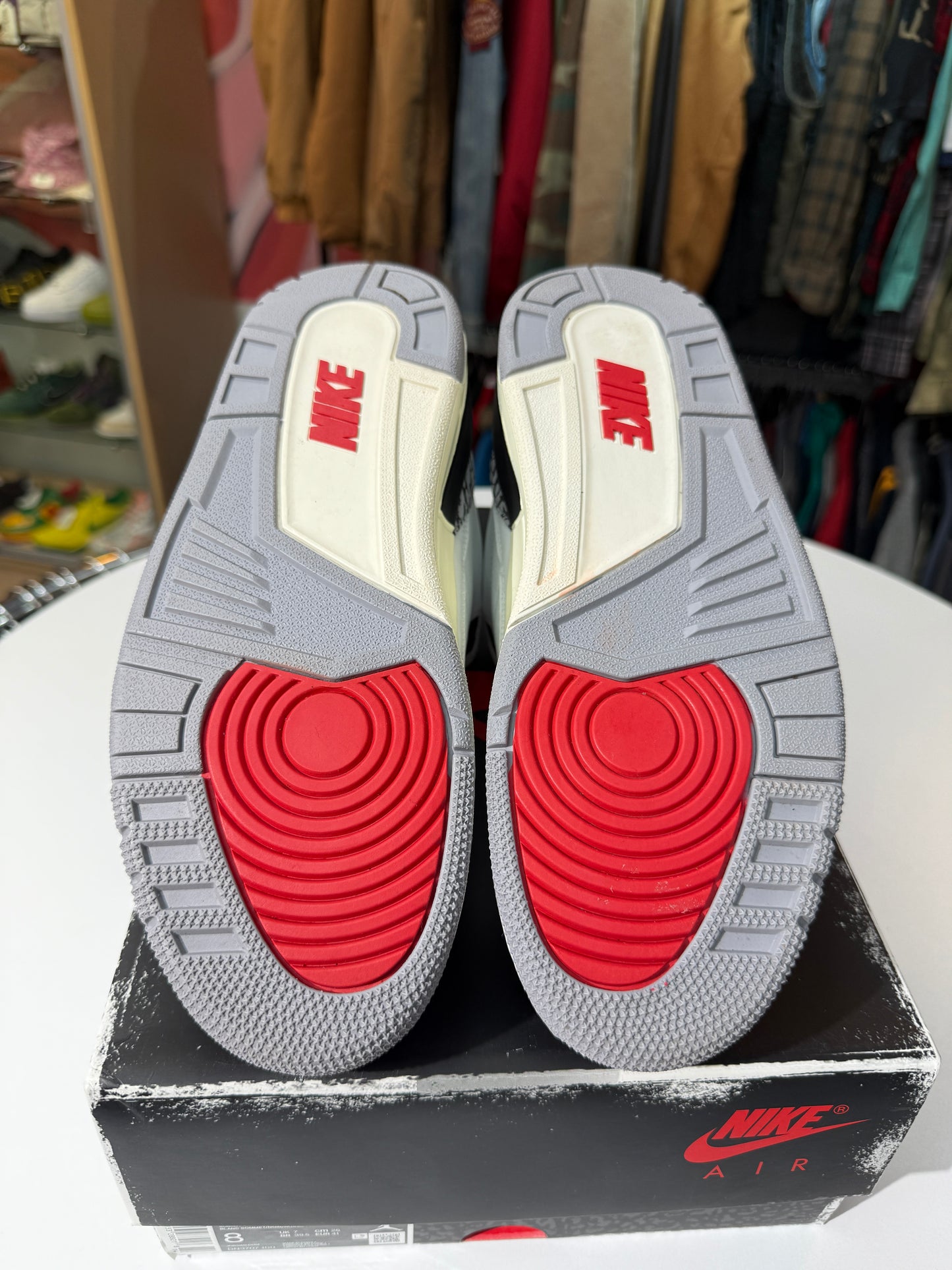 Preowned Reimagined White Cement Jordan 3