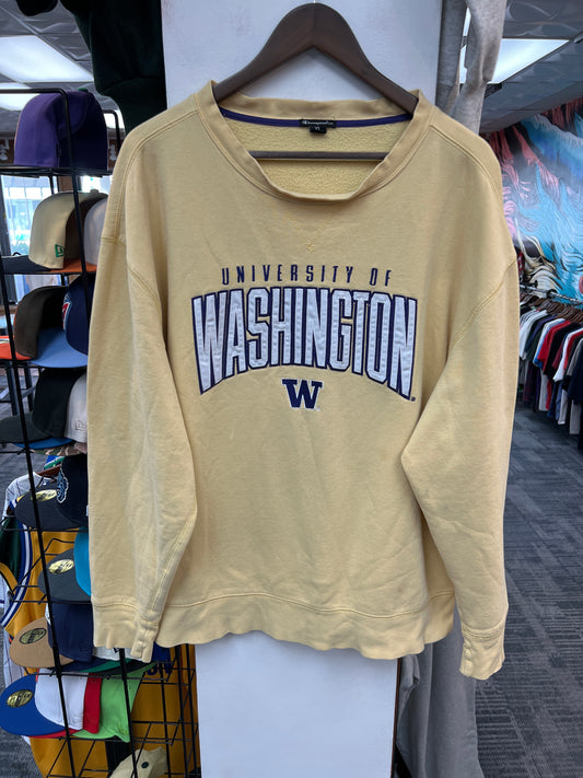 Vintage Champion Yellow UW Crewneck