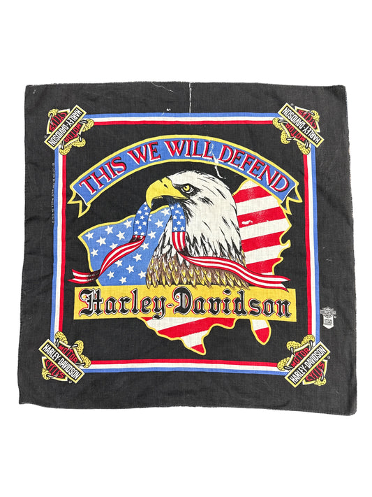 Vintage Harley Davidson Eagle Bandana
