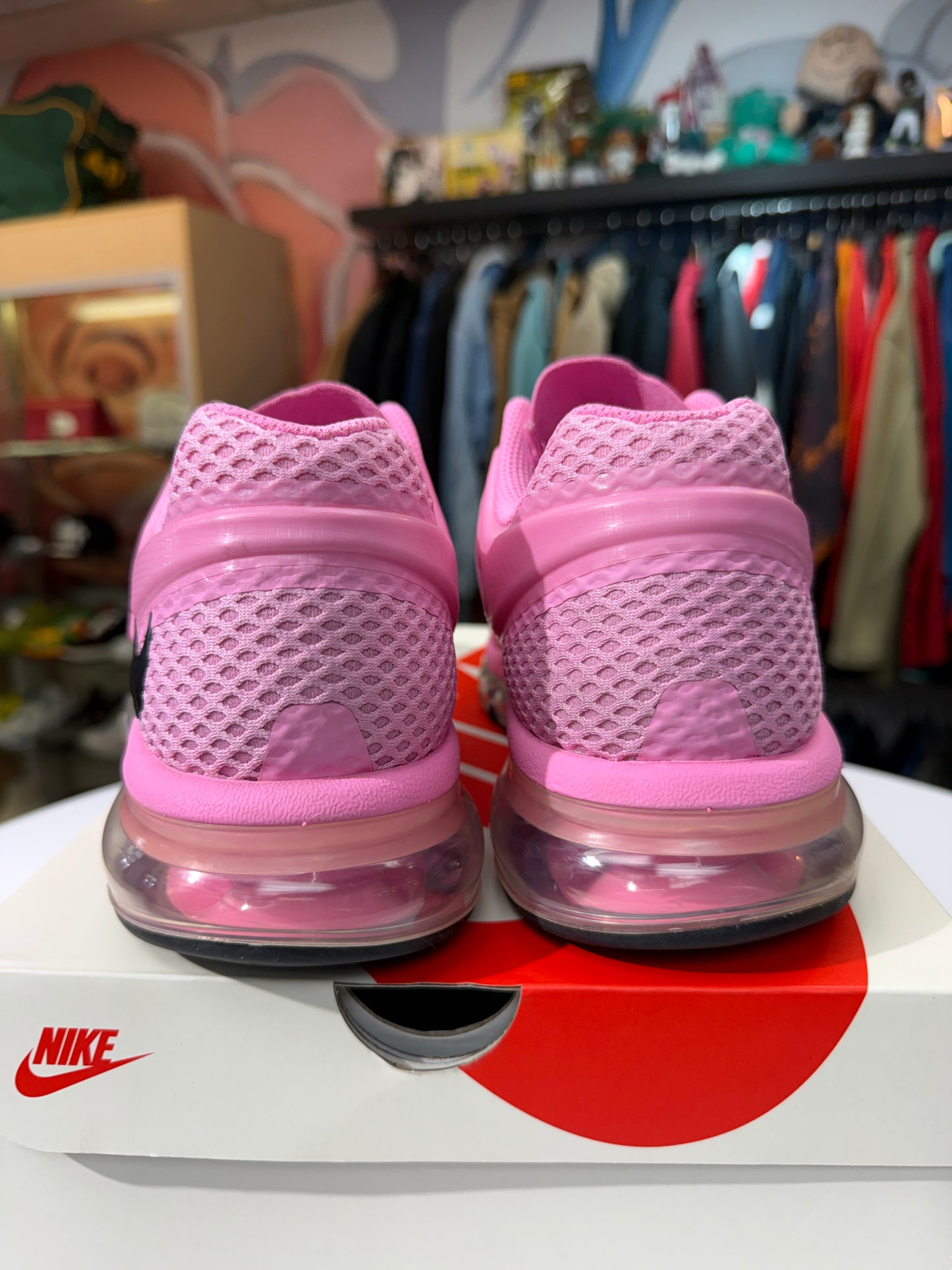 Preowned Stussy Pink Air Max 2013