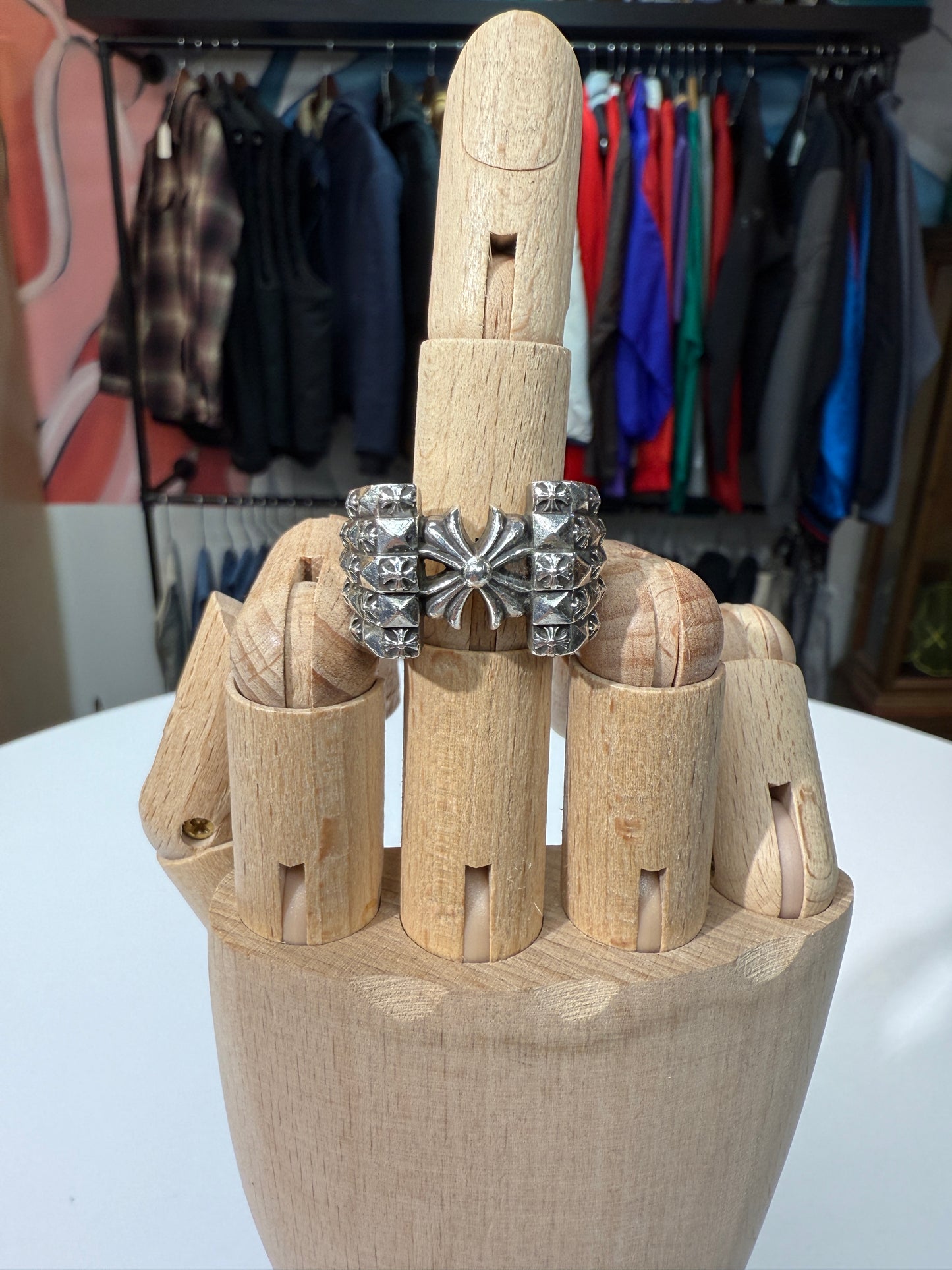 Chrome Hearts Deco Plus Ring