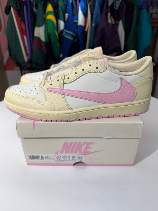 New Shy Pink Travis Scott Jordan 1 Low