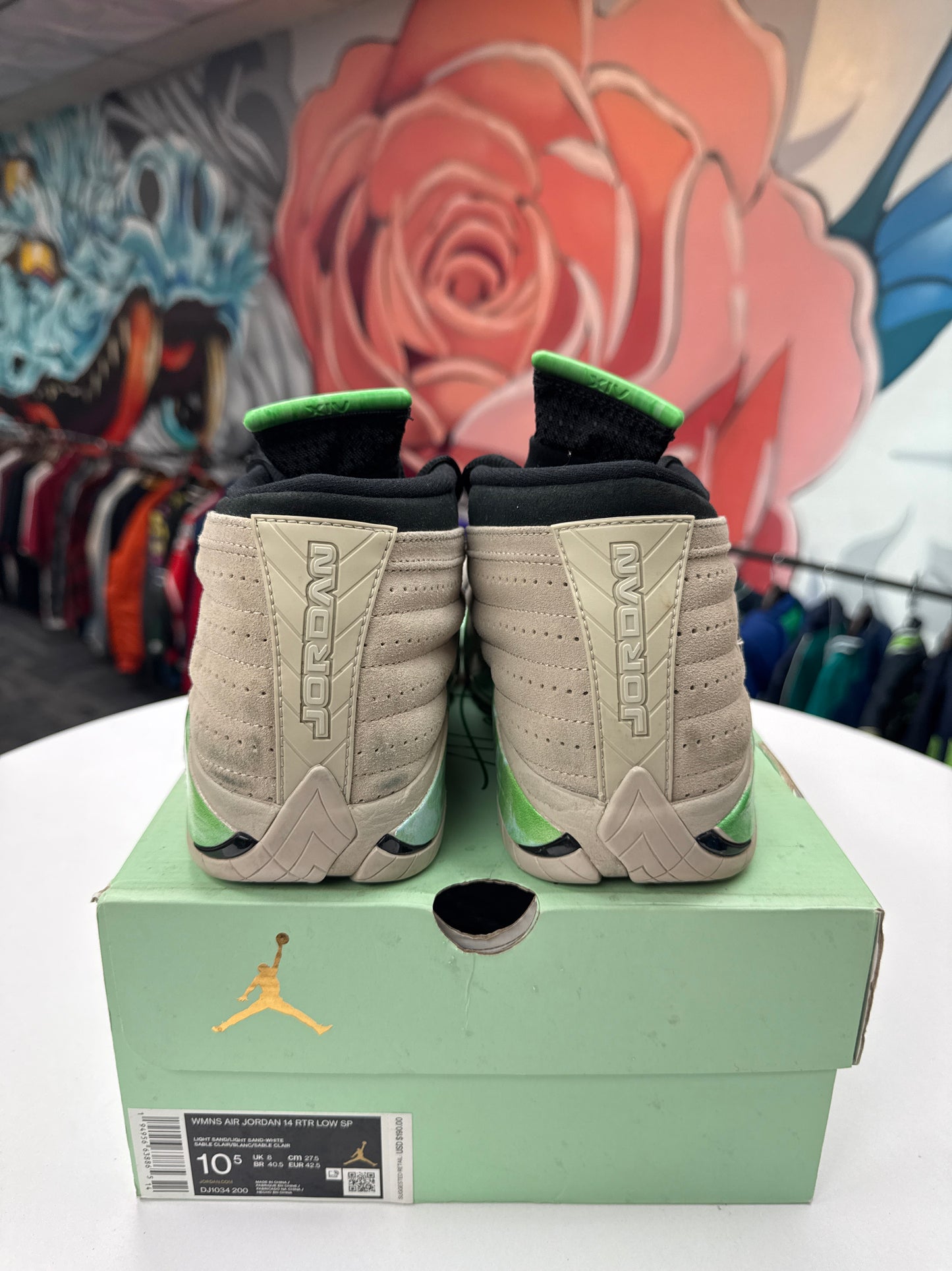 Preowned Jordan 14 Aleali May Fortune