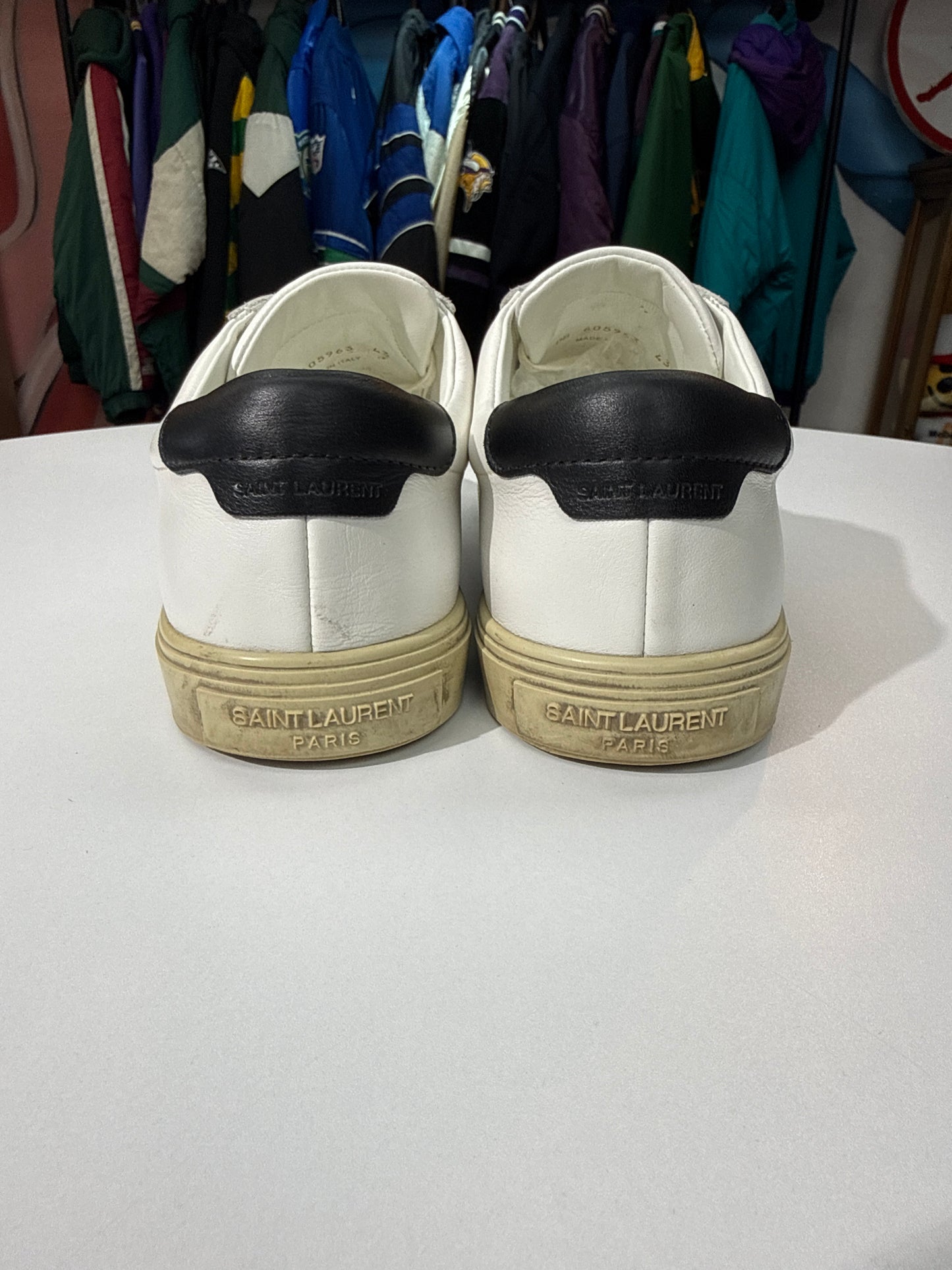 Preowned Saint Laurent Andy Low Aged Sneaker