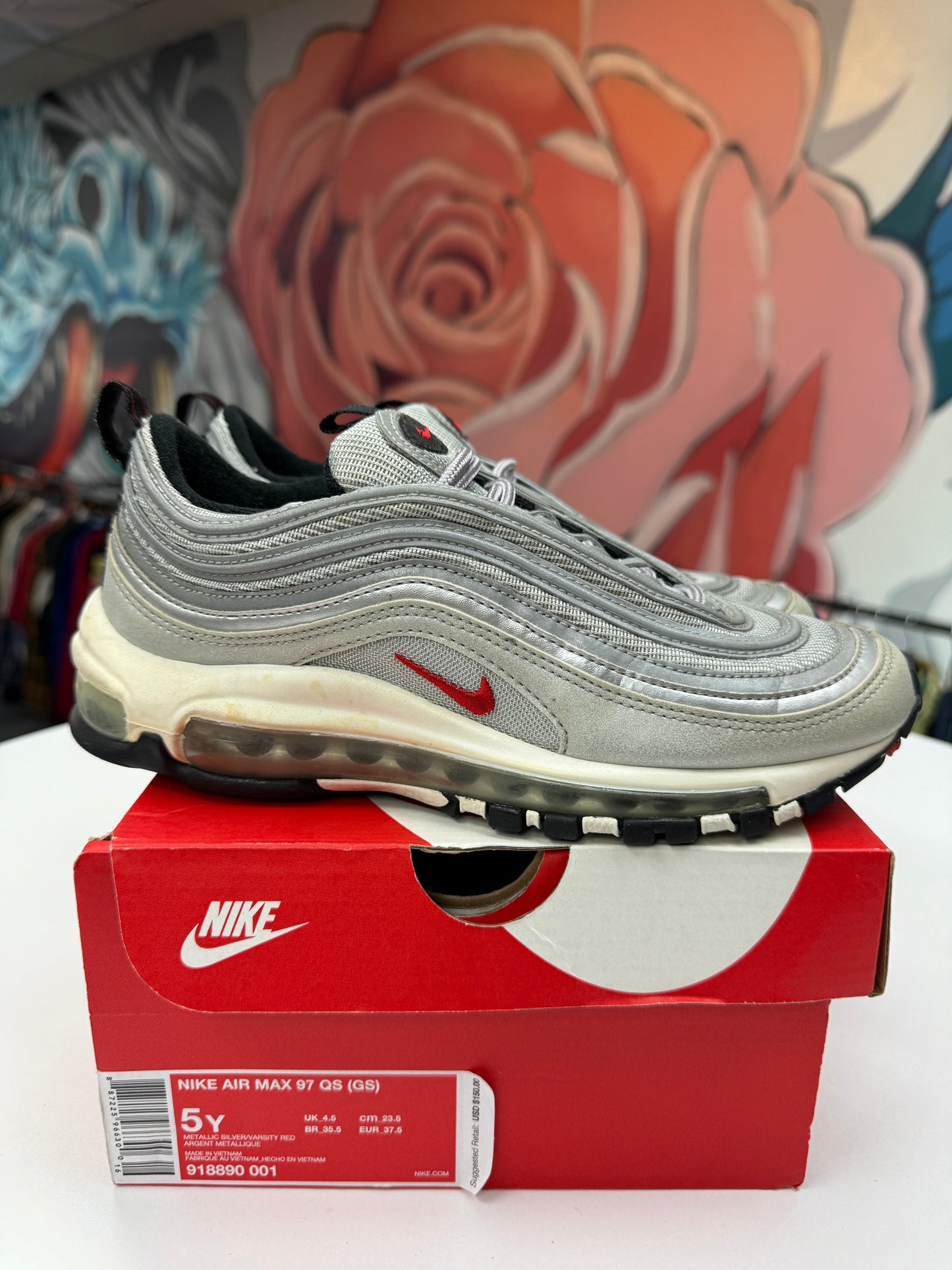 Preowned Nike Air Max 97 Silver Bullet