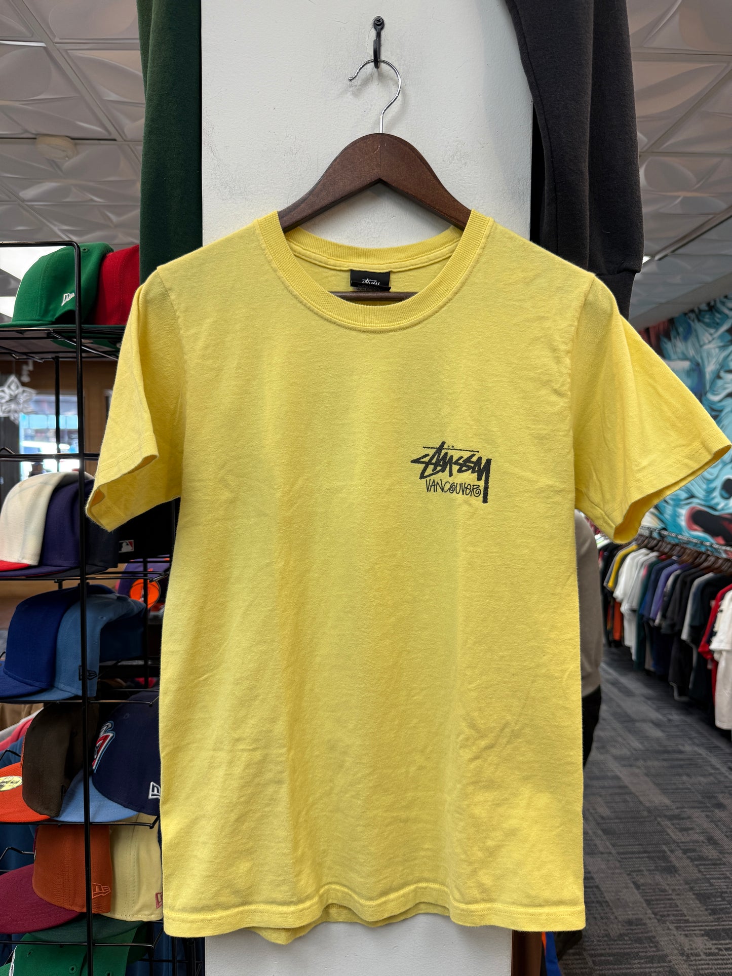 Stussy Vancouver Yellow Tee