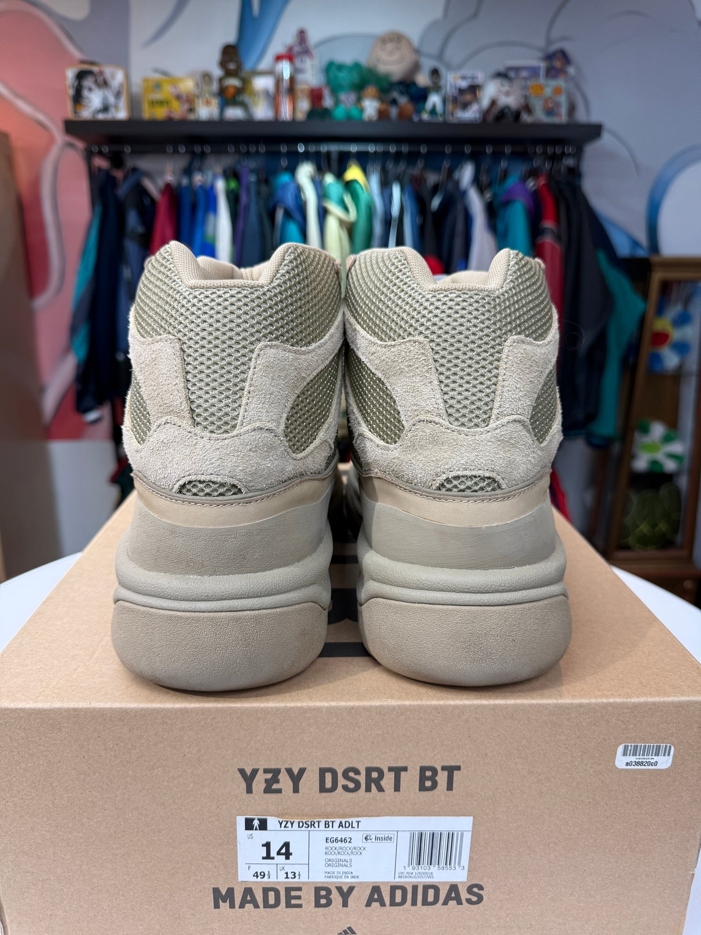 Preowned Yeezy Desert Boot Rock