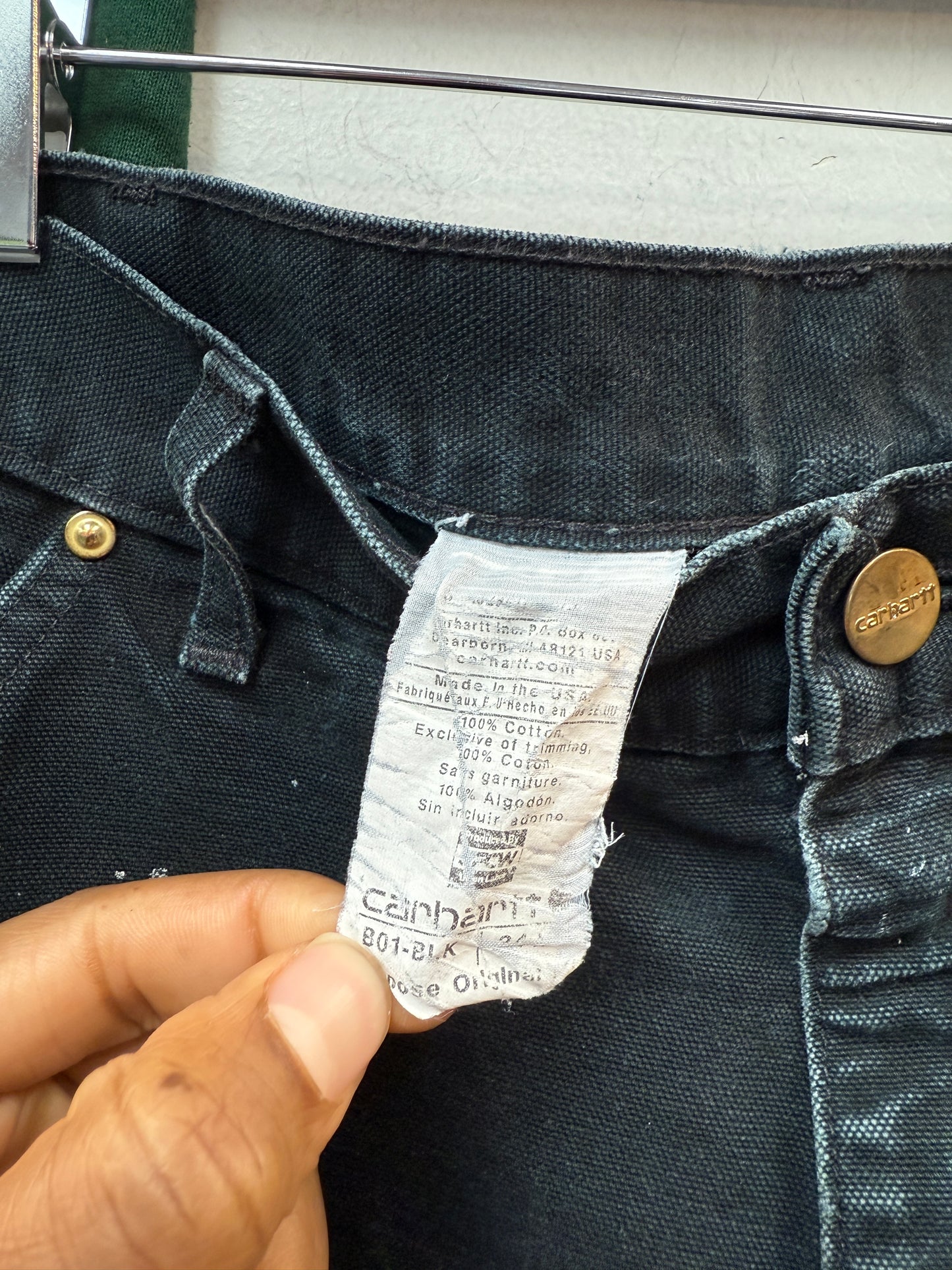 Vintage Carhartt Black Double Knee Pants