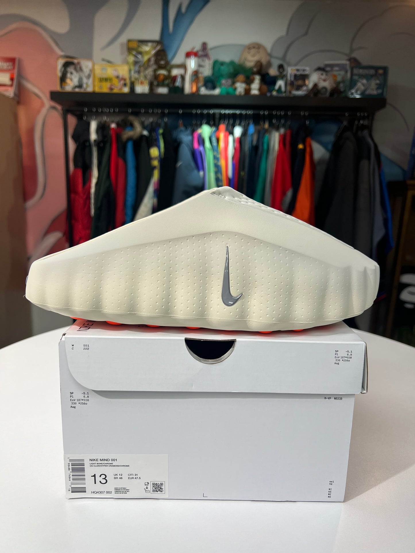 New Nike Mind 001 Slide Light Bone