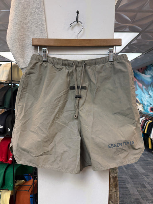 Essentials Beige Shorts