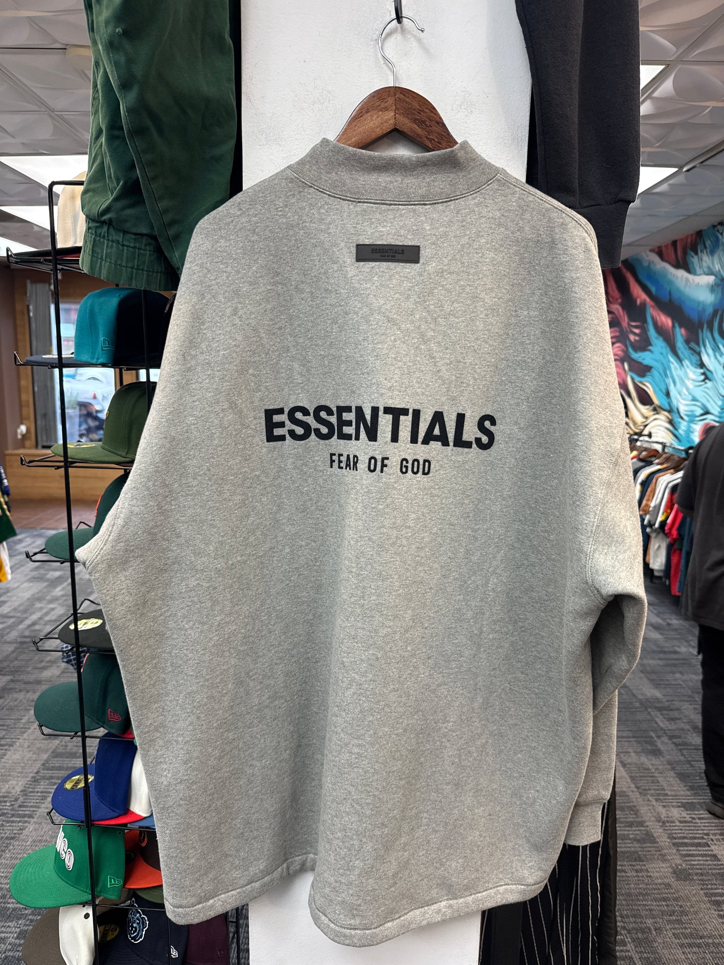 Essentials Grey Crewneck