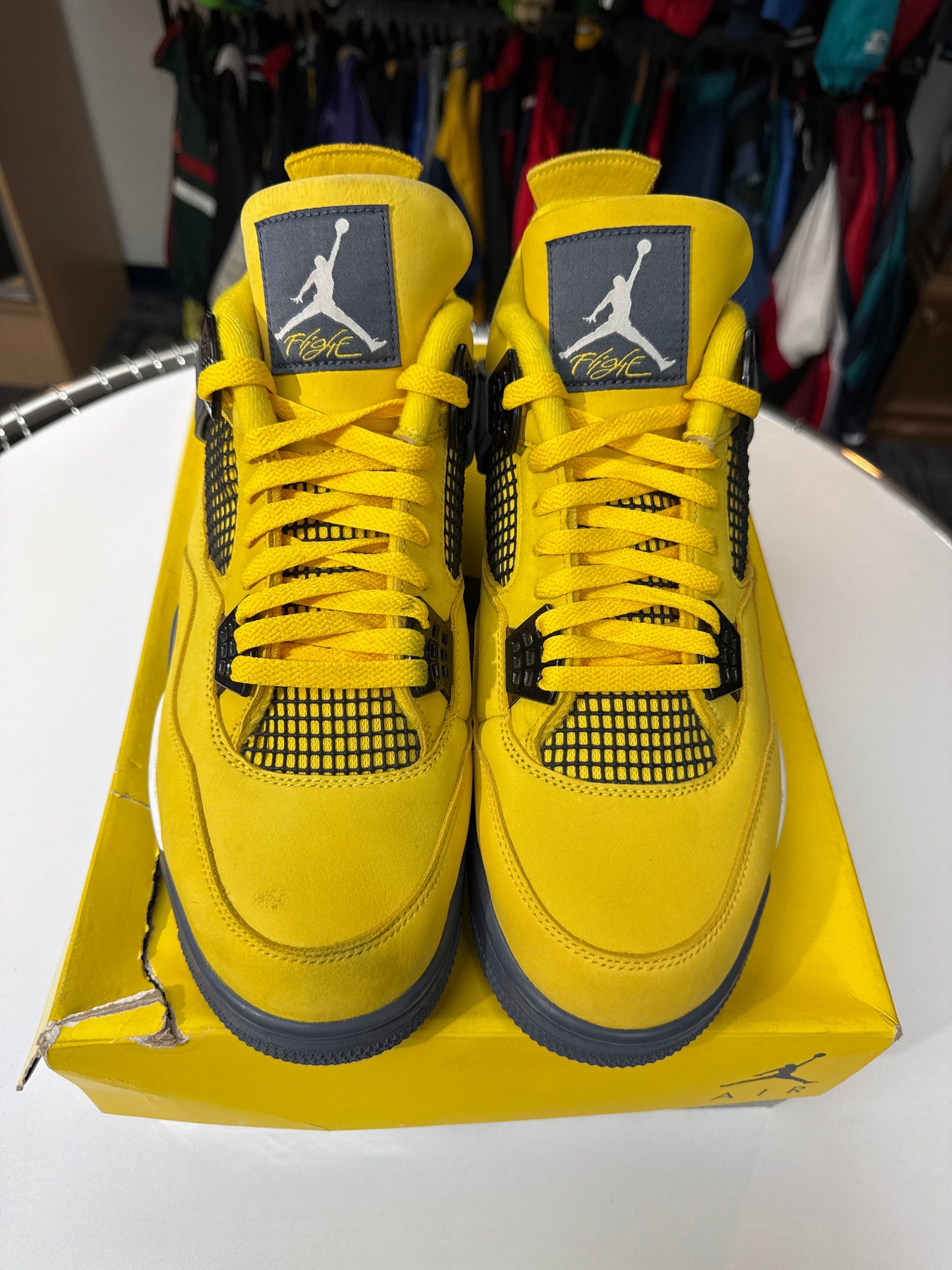 Preowned Jordan 4 Lightning