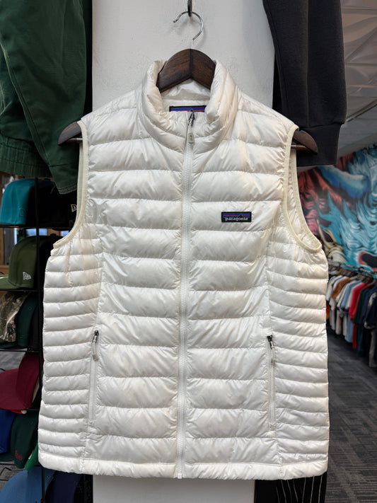 Patagonia White Puffer Vest