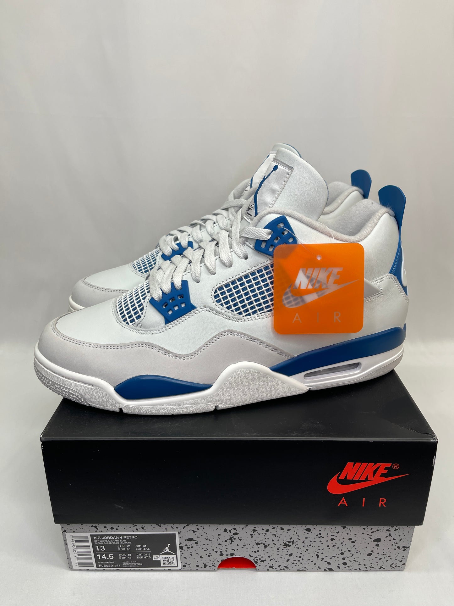 New Jordan 4 Military Blue