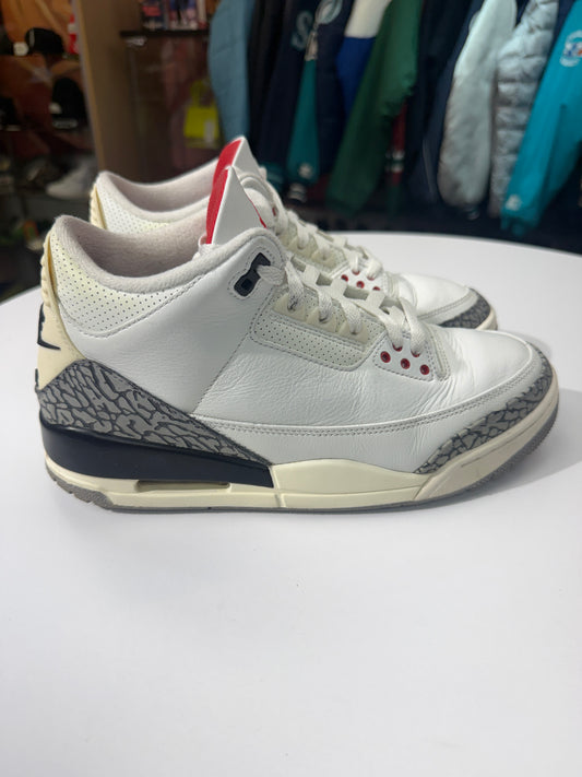 Preowned Reimagined White Cement Jordan 3