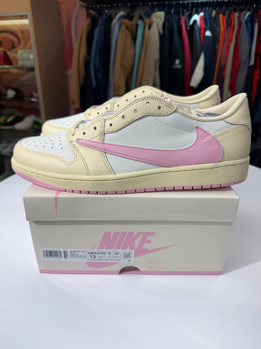 New Shy Pink Travis Scott Jordan 1 Low