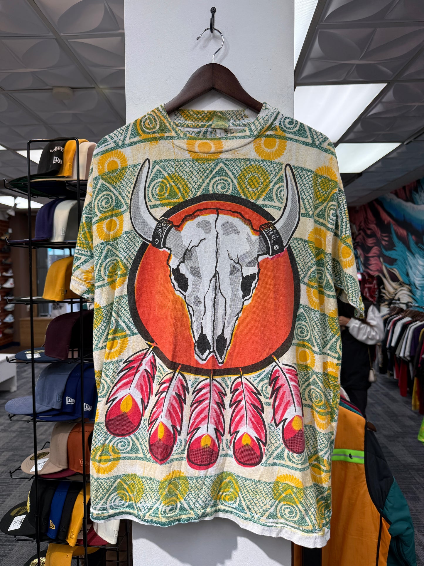 Vintage Native All Over Print Tee