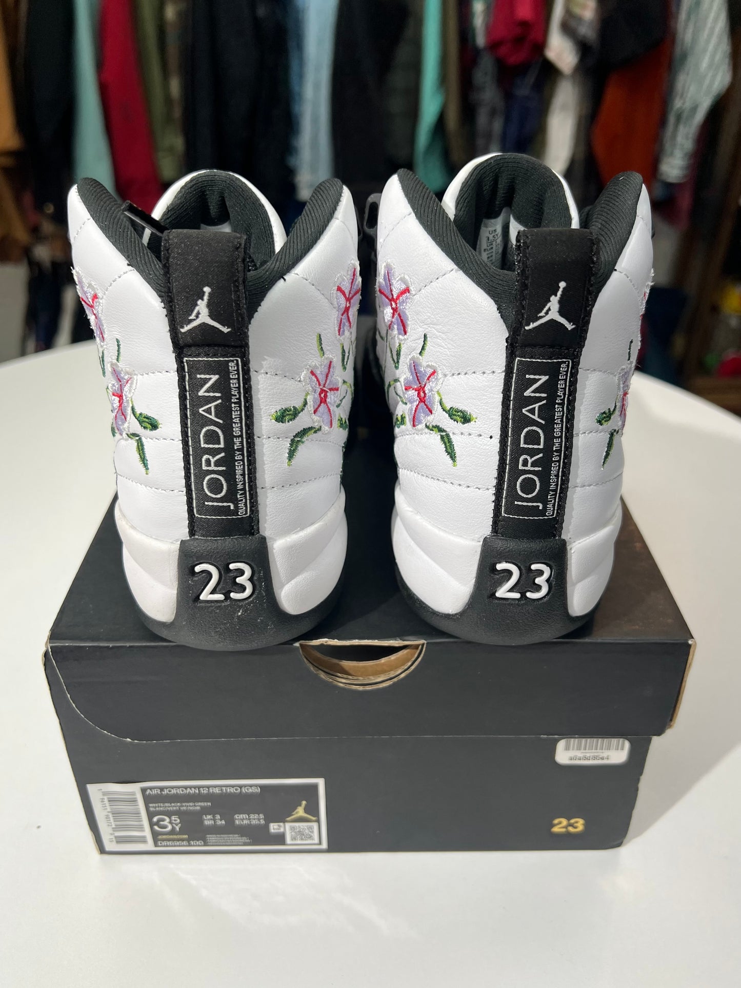 Preowned Jordan 12 Floral