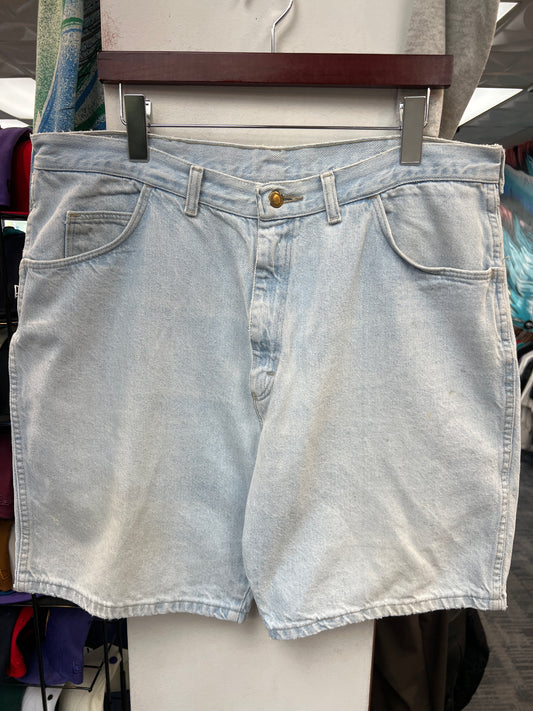 Wrangler Vintage Light Wash Denim Shorts