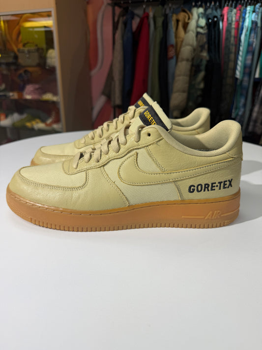Preowned Gore-Tex Gold Khaki AF1 Low