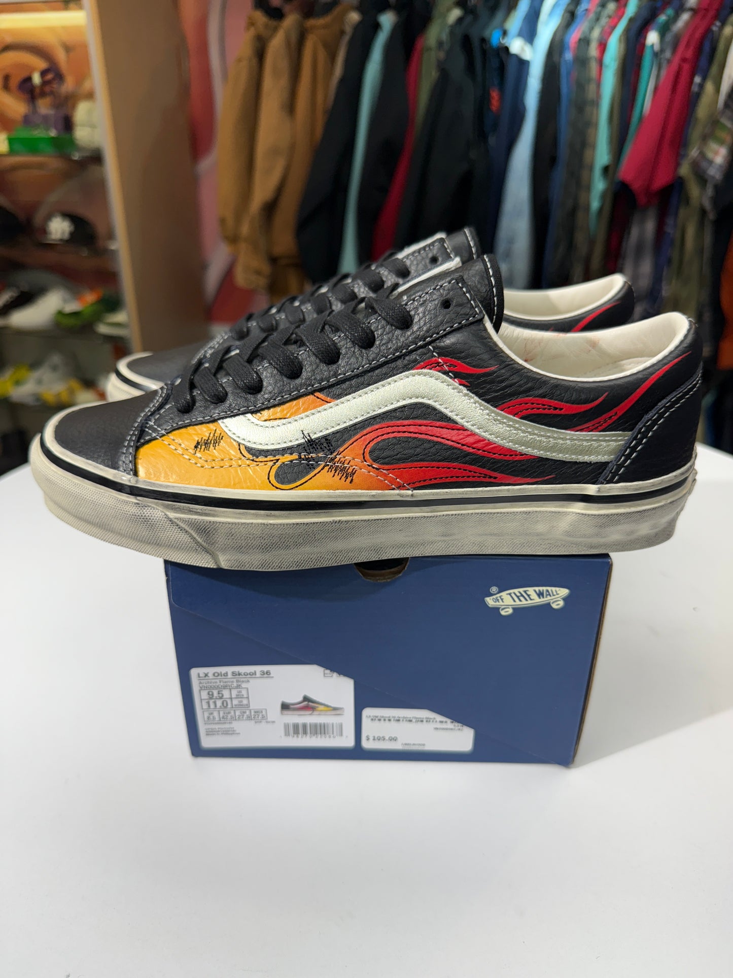 New Archive Flame Black Vans Old Skool 36