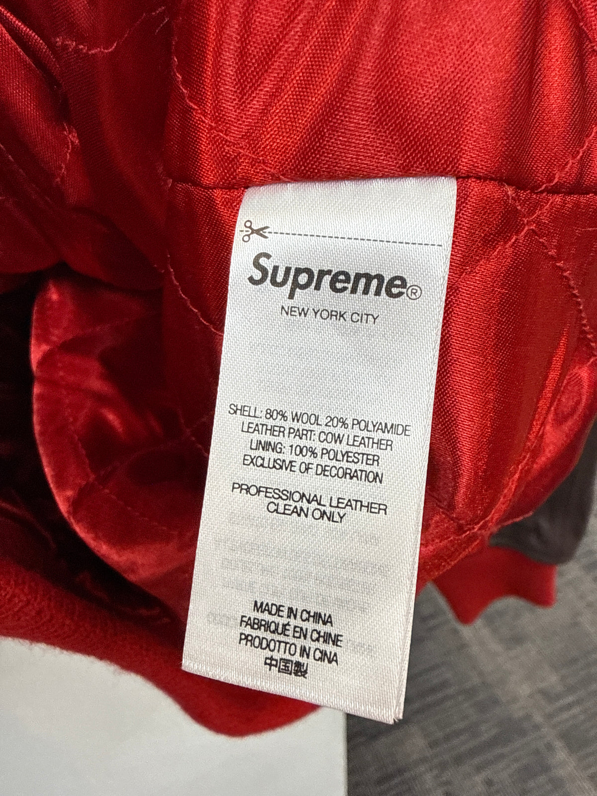 Supreme Aeon Flux Varsity Jacket