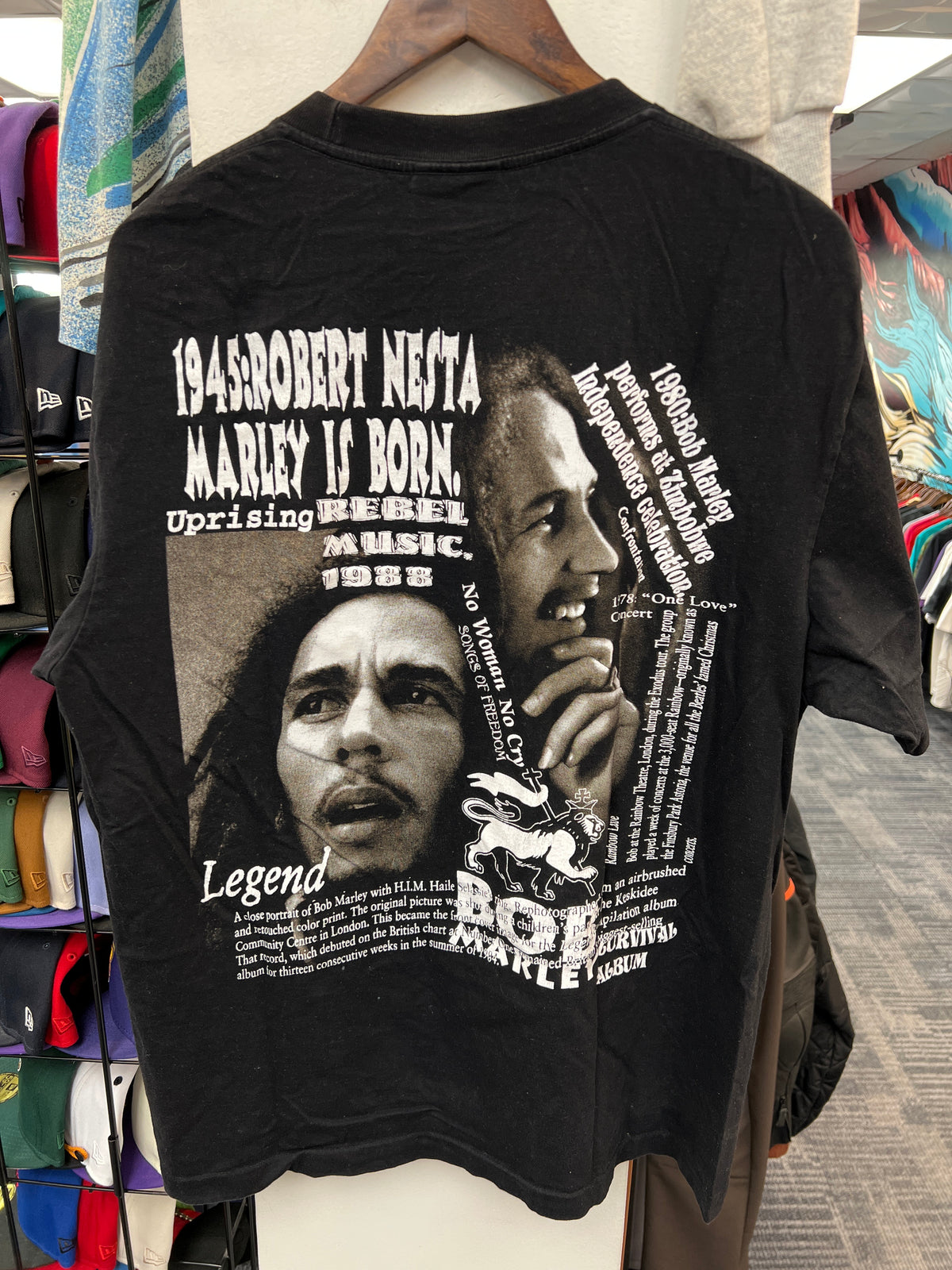 Vintage 90s Bob Marley Graphic Tee