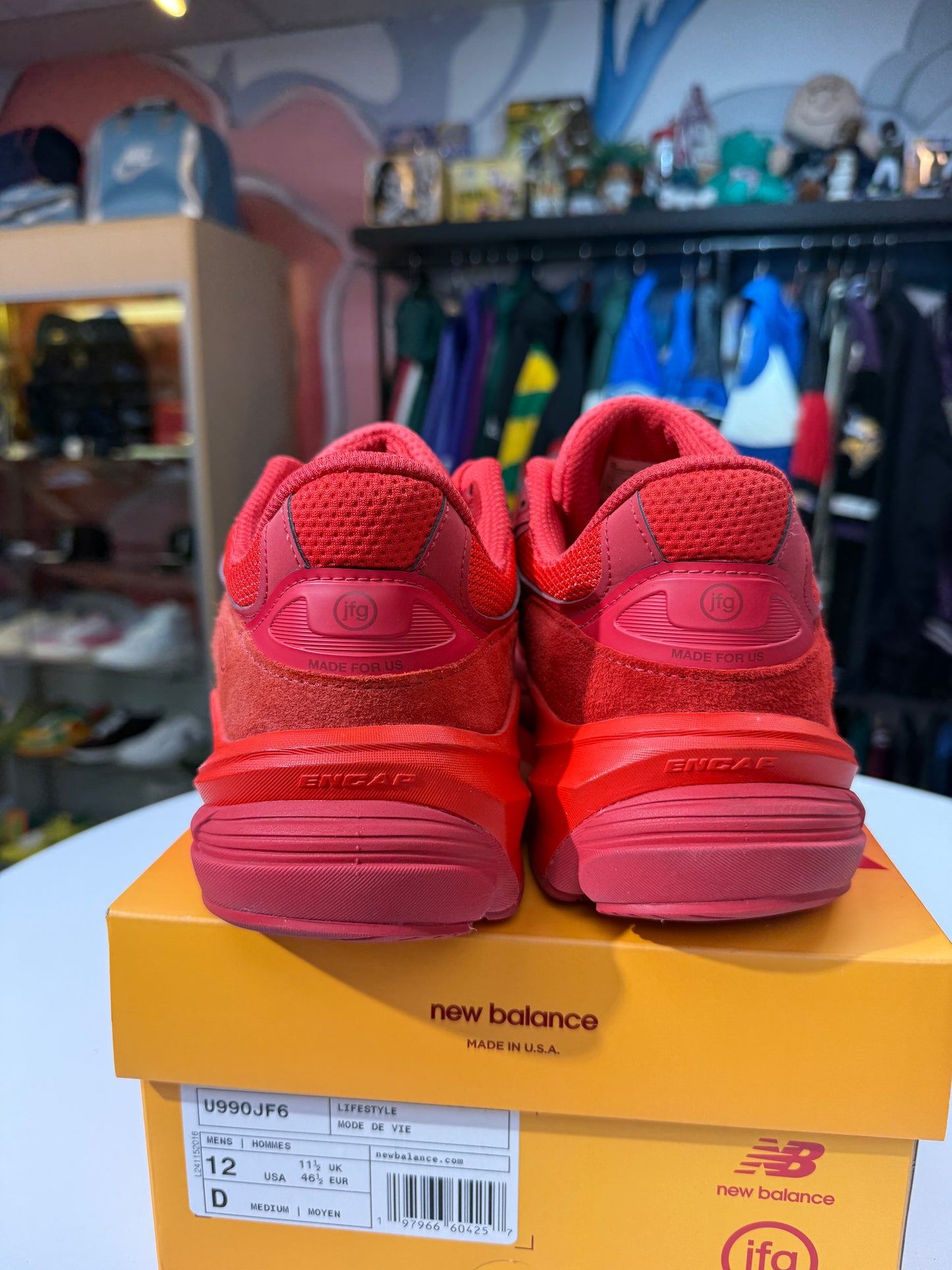 Preowned Joe Freshgoods Paris Red New Balance 990v6