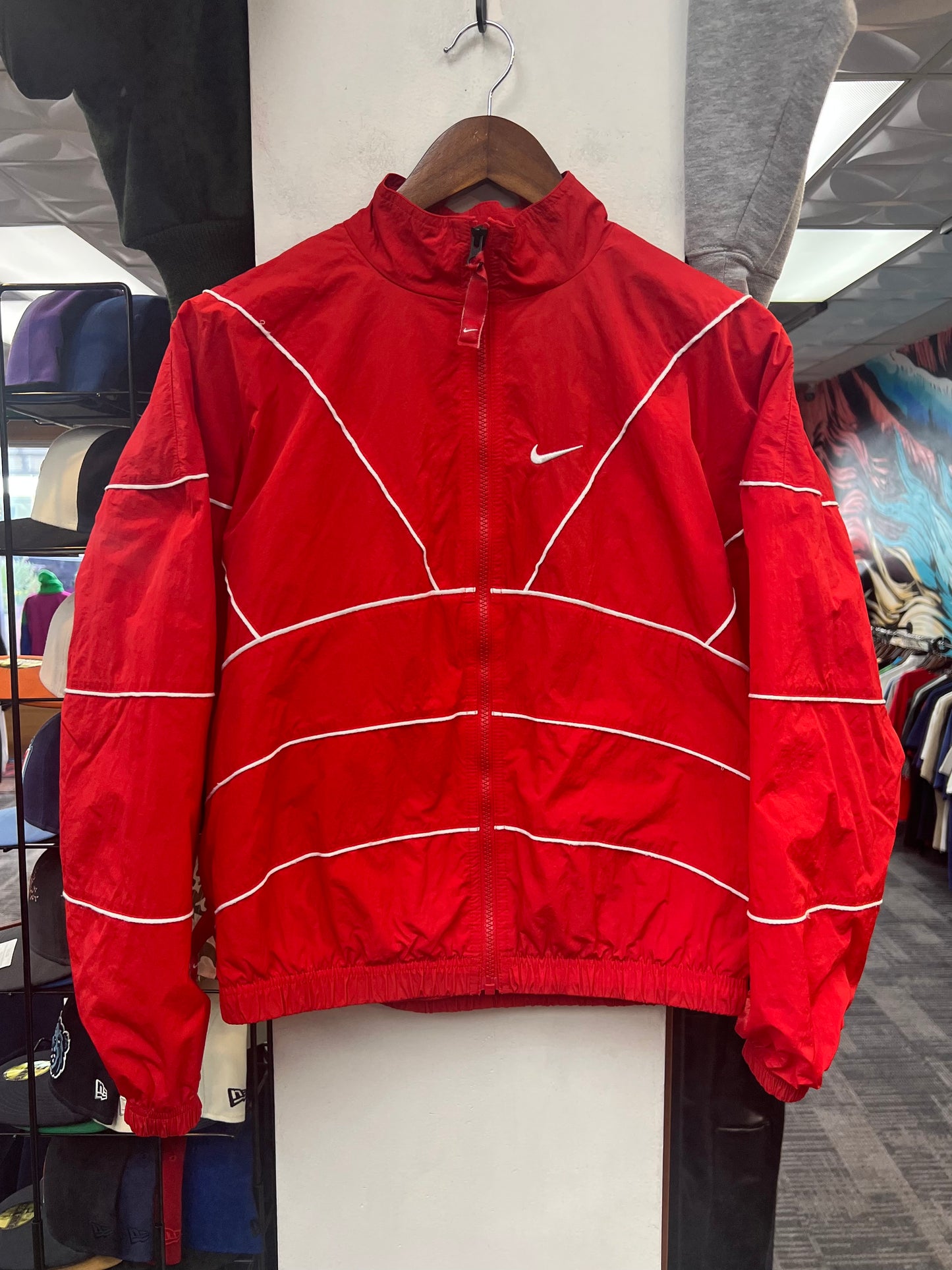 Nike Red Windbreaker