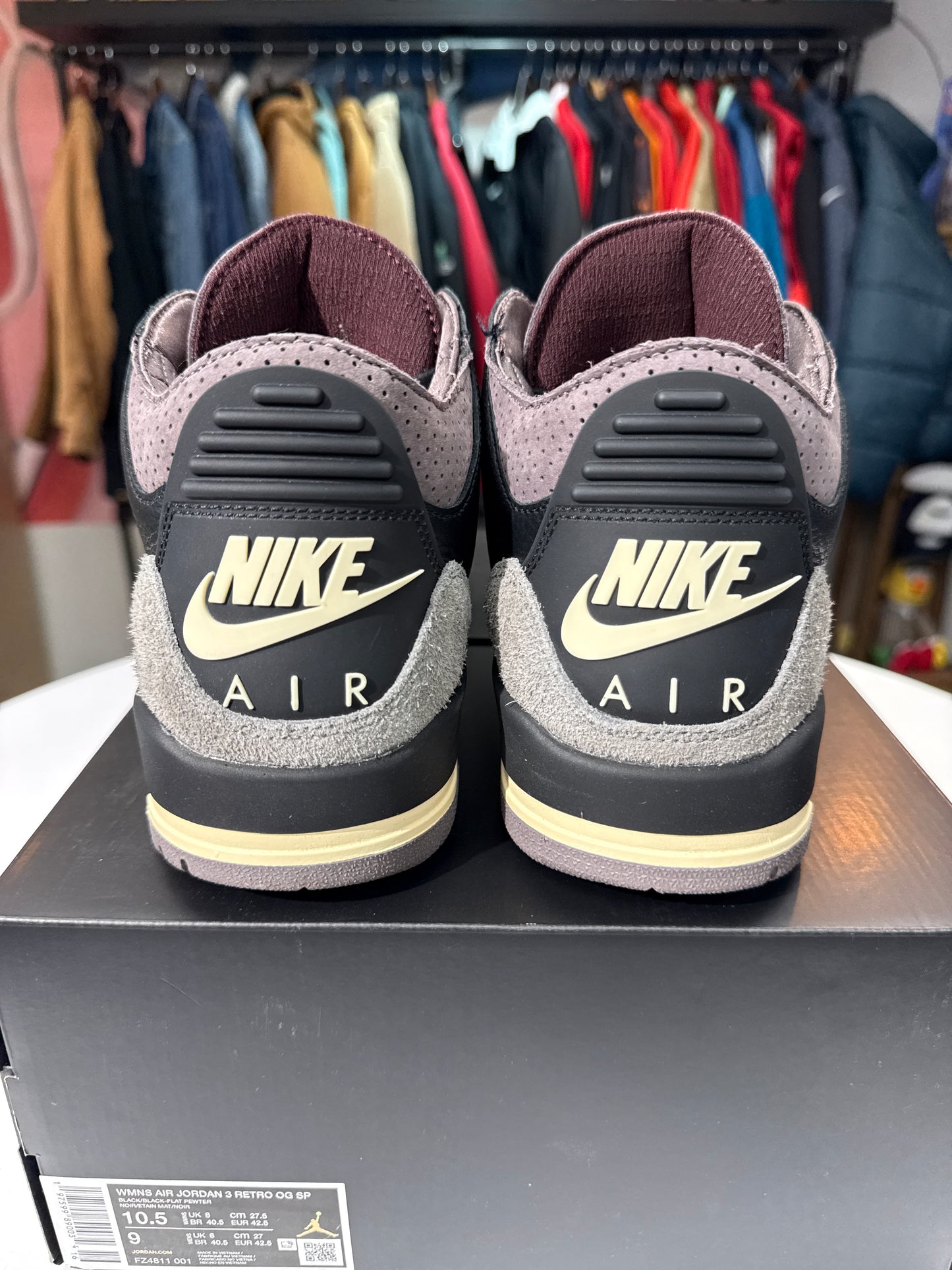 Preowned Jordan 3 A Ma Maniére While You Were Sleeping