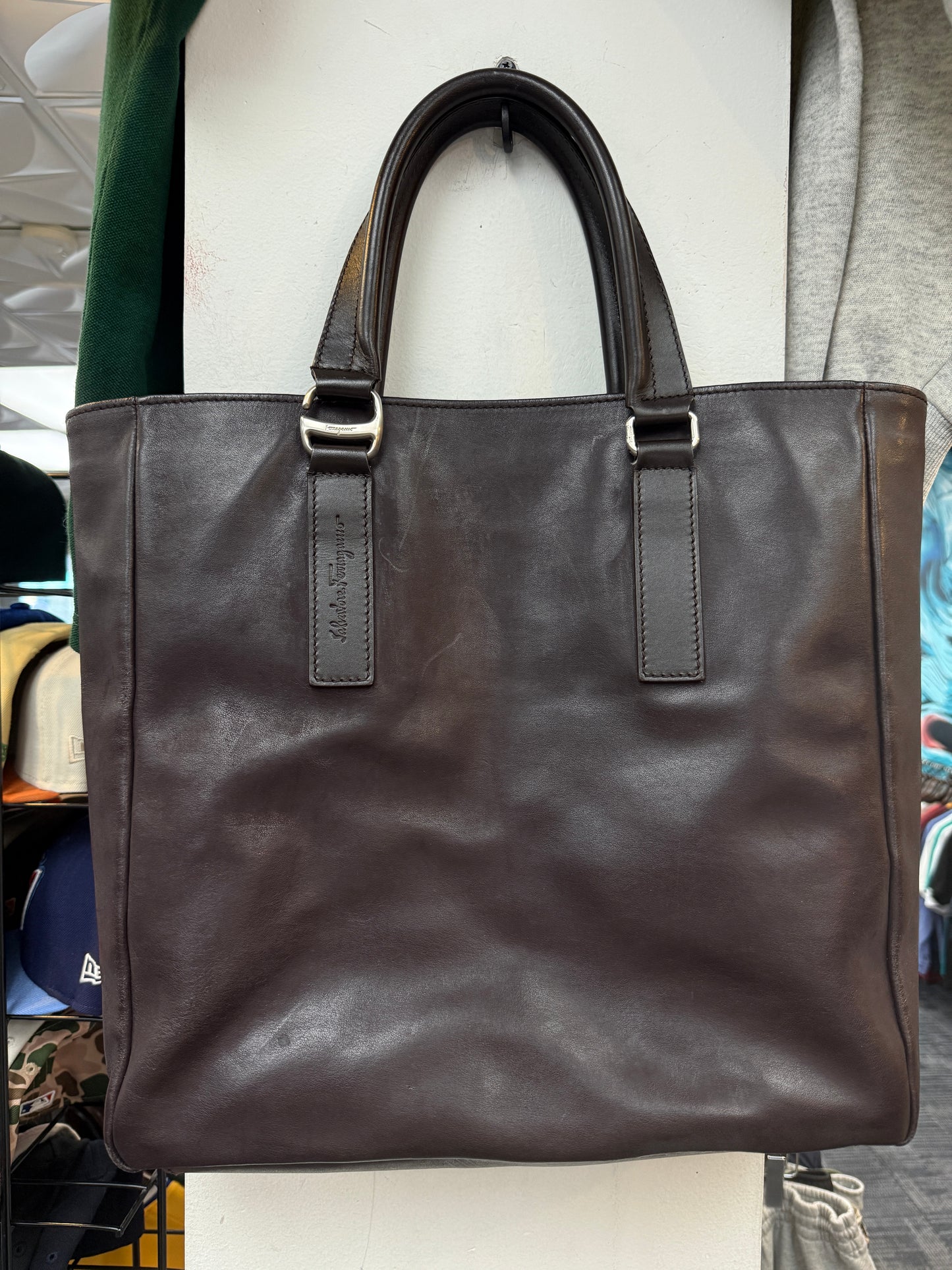 Salvatore Ferragamo Leather Tote Bag