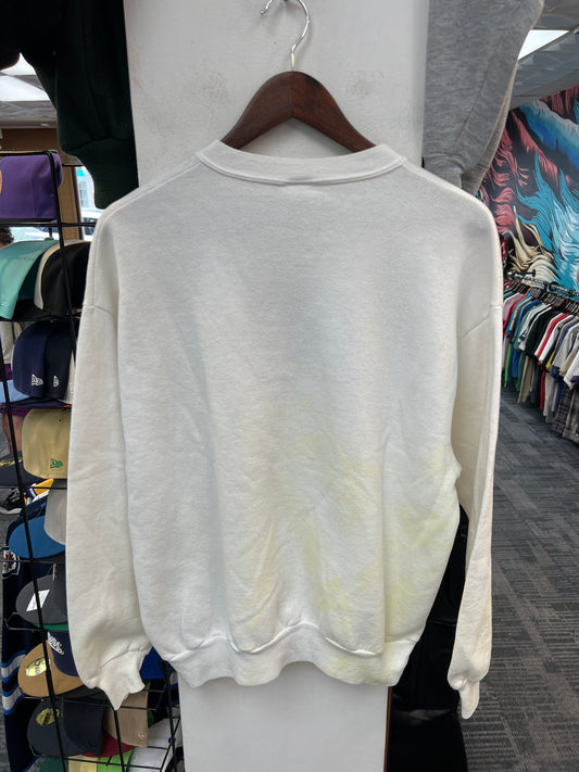 Rush Crest White/Green Crewneck