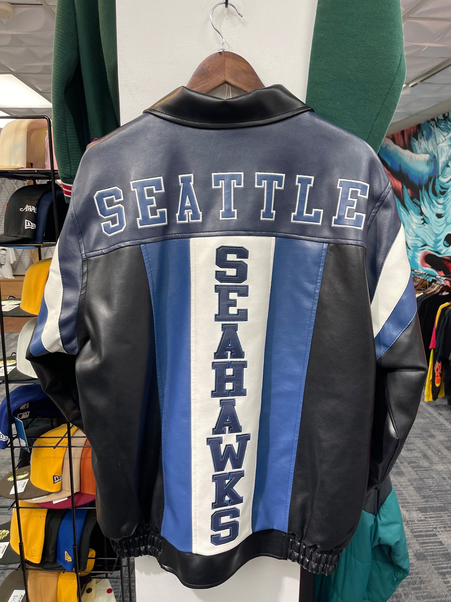 Seahawks NFL Leather Jacket