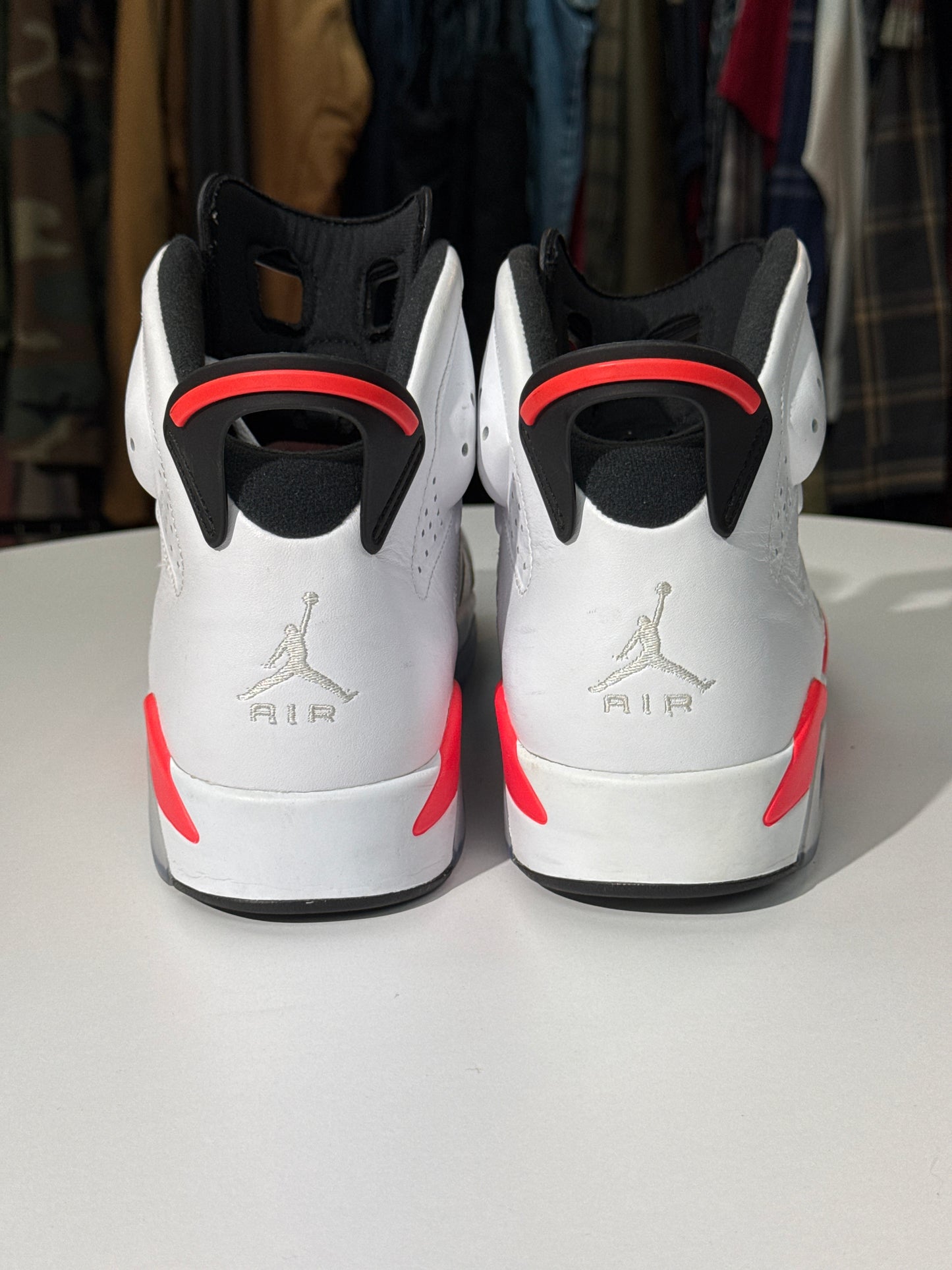 Preowned Jordan 6 Infrared White (2014)