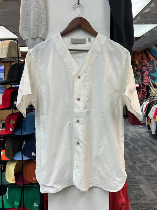 Essentials White Boy Scout Button Up