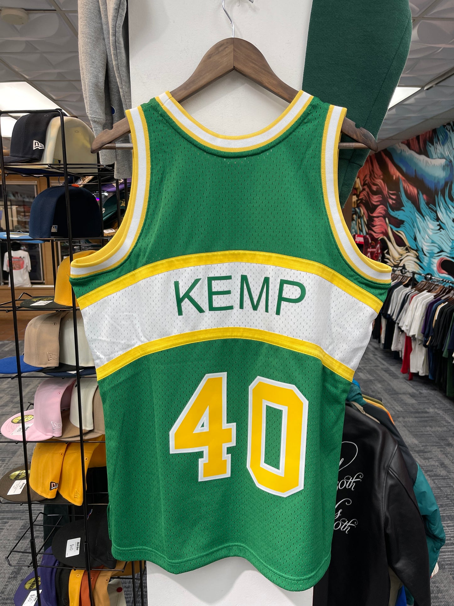 Mitchell & Ness Kemp Sonics Jersey