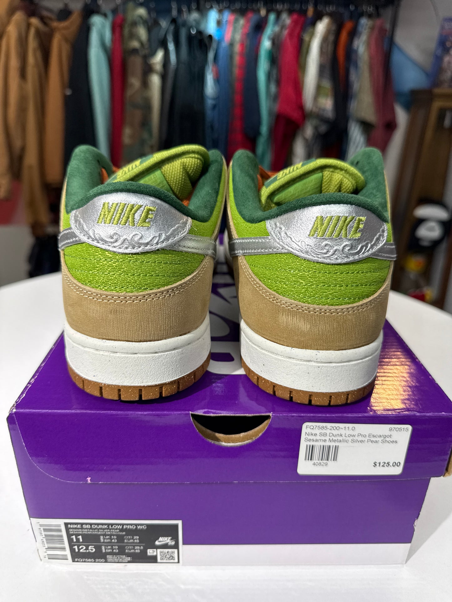 New Nike SB Dunk Low Escargot