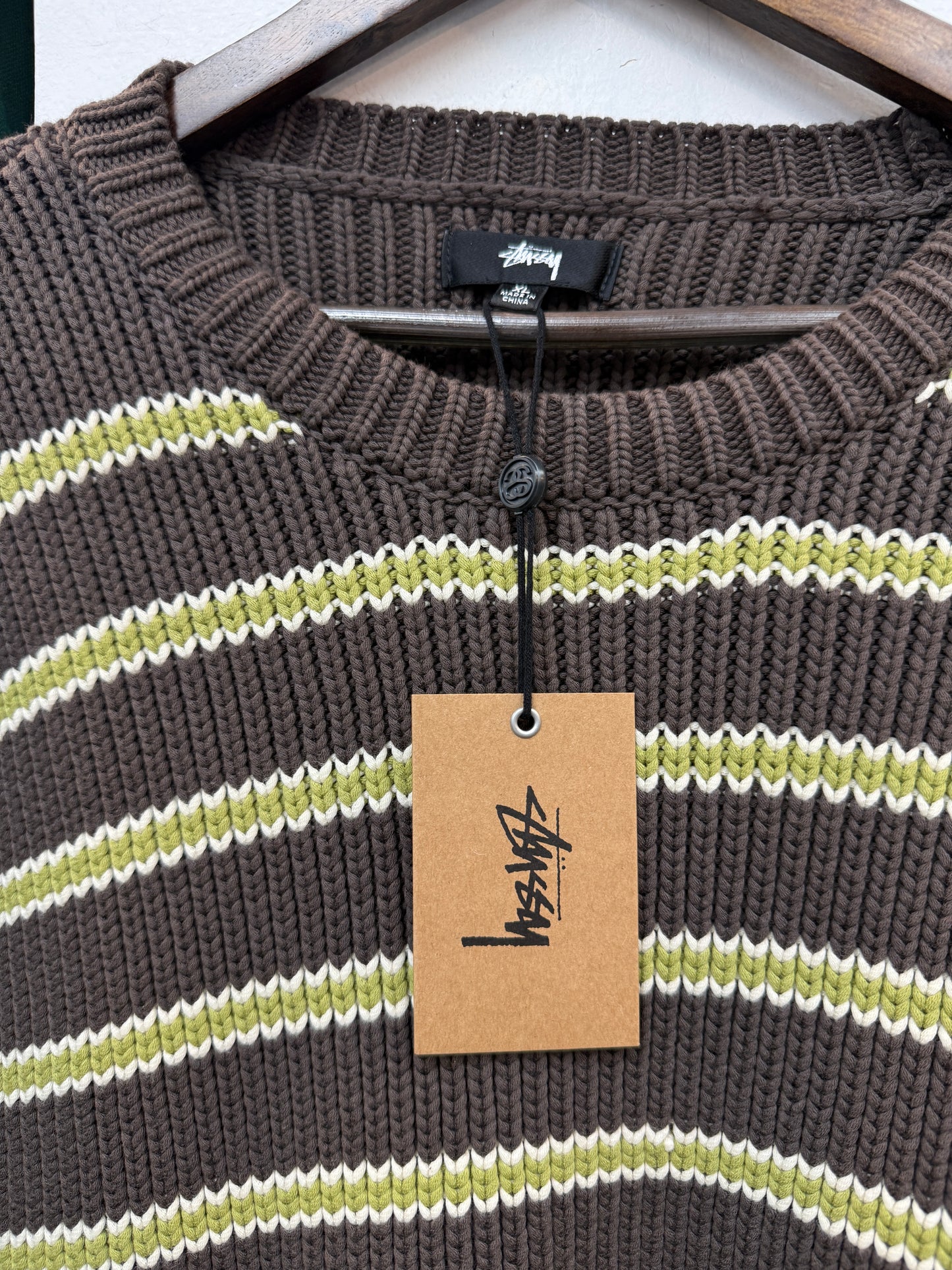 New Stussy Chunky Stripe Sweater