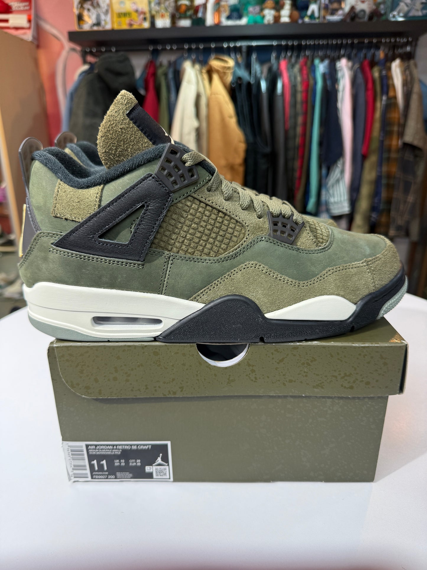 New Craft Medium Olive Jordan 4