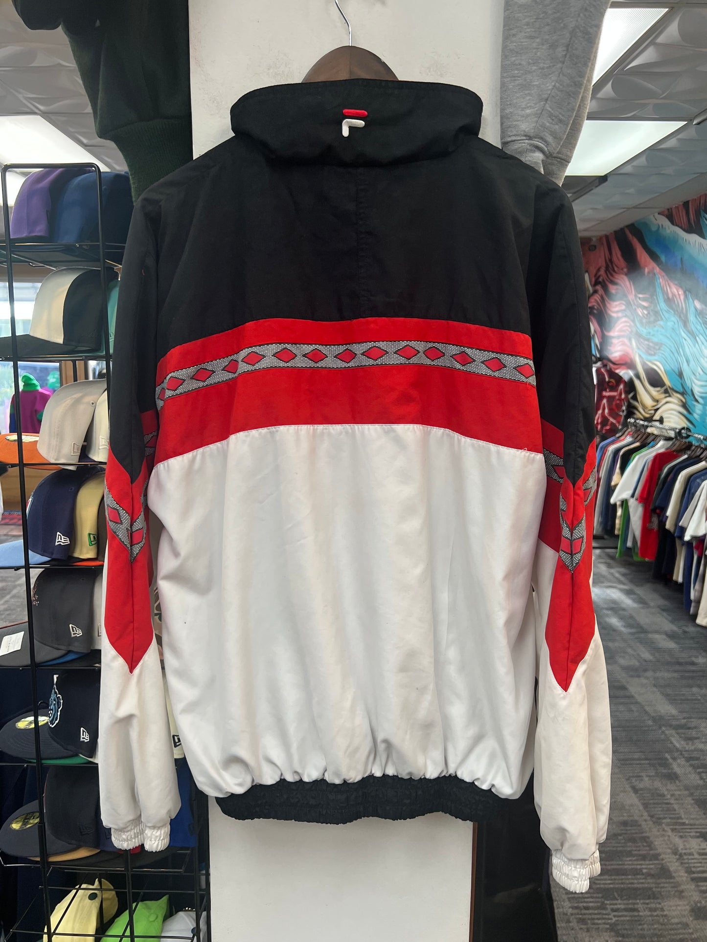 Vintage Fila Windbreaker Red/White/Black