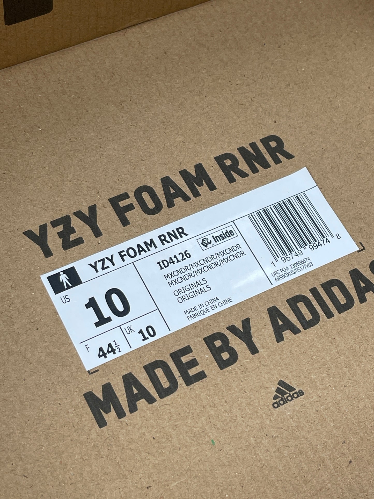 New Yeezy Foam RNNR MX Cinder