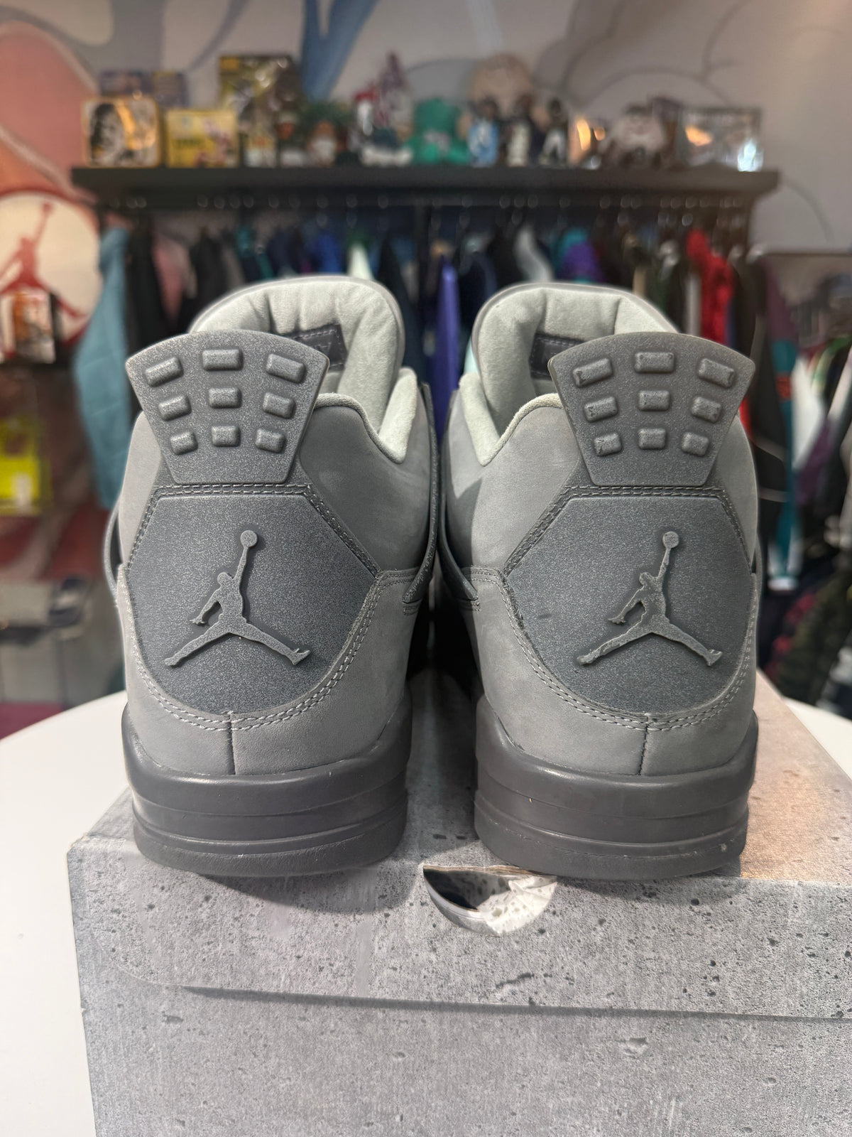 Preowned Paris Olympics Wet Cement Jordan 4