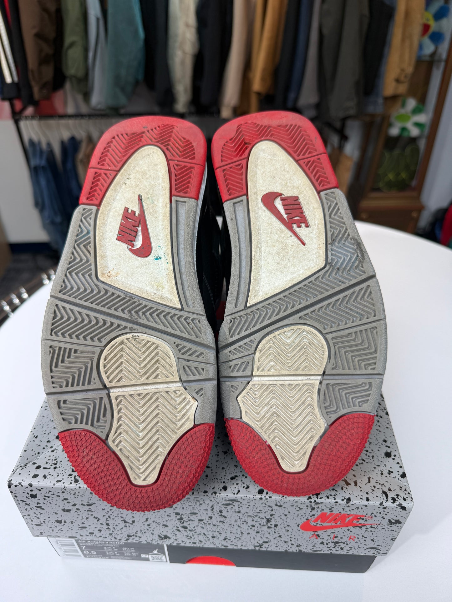 Preowned Reimagined Bred Jordan 4