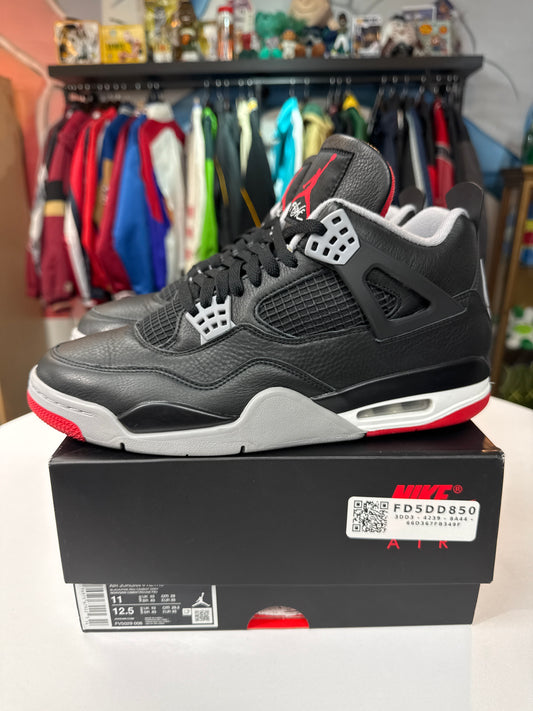Preowned Jordan 4 Bred Reimagined